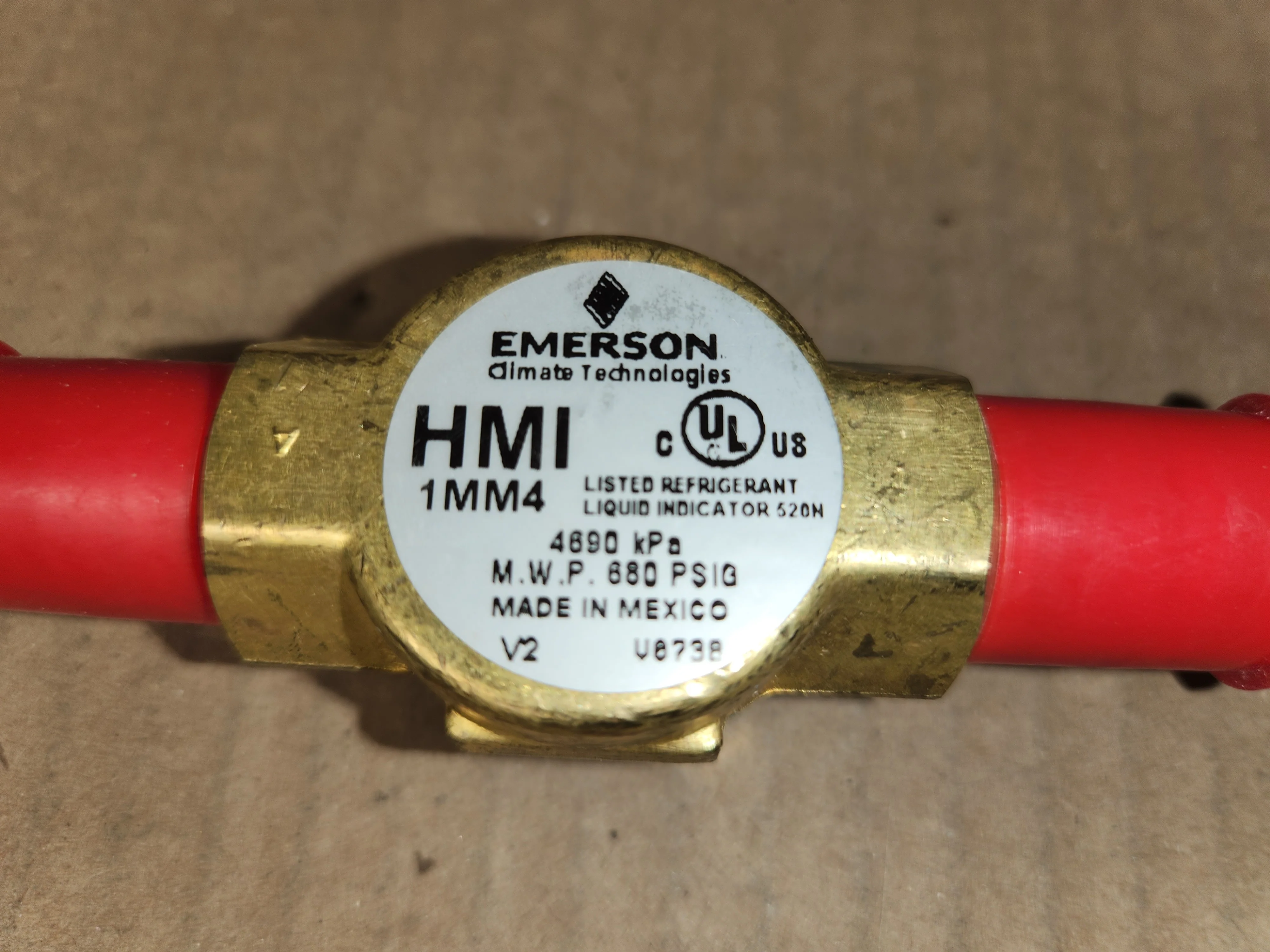 1/2" FLARE LIQUID/MOISTURE INDICATOR - Image 2