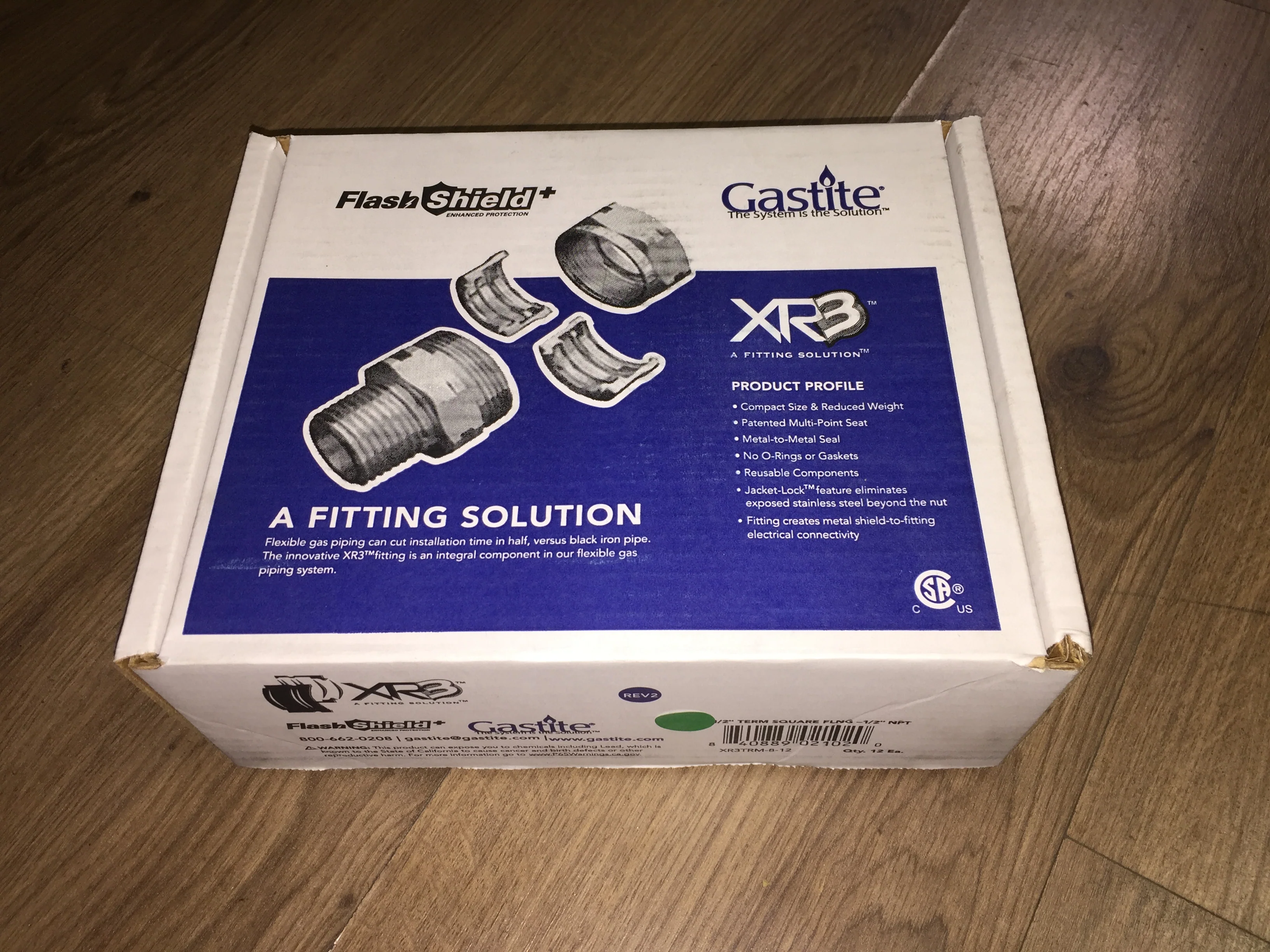 1/2" FLASHSHIELD FLANGE FITTING/TERMINATION FOR FLEXIBLE GAS PIPING - Image 5