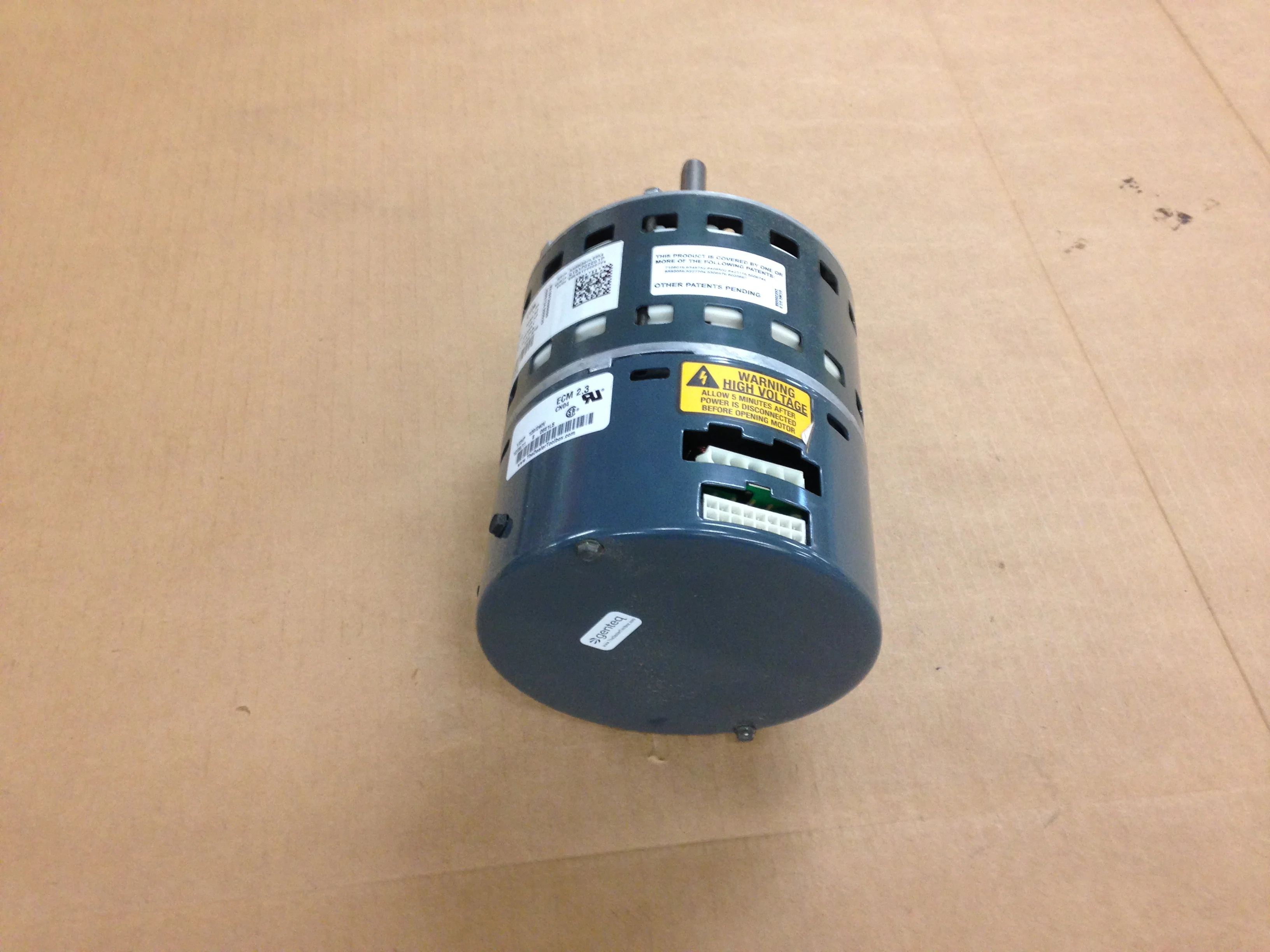 1/2 HP ECM AC Electric Motor, 120-240/50-60/1 RPM:1050 - Image 2