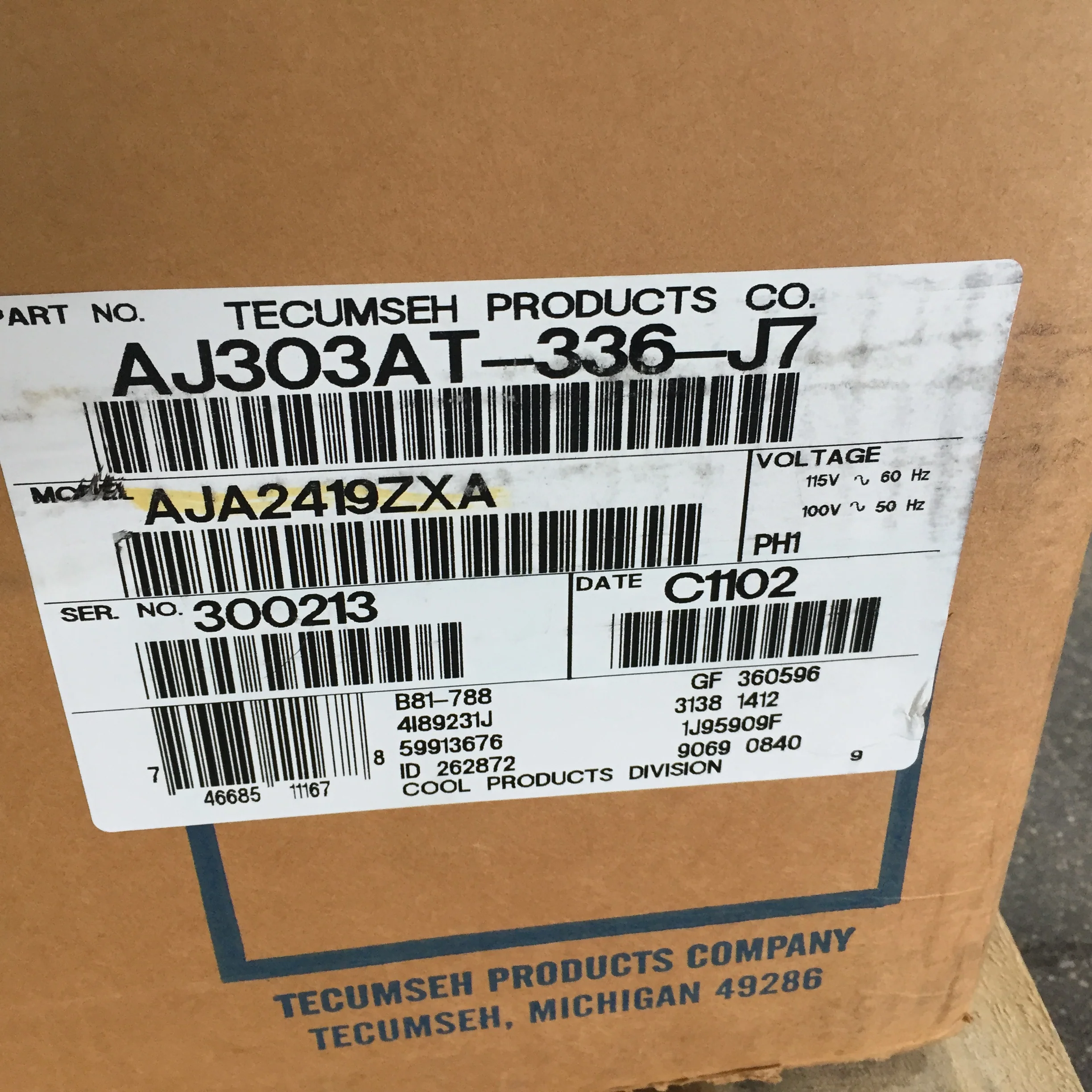 1/2 HP Low-Temp Refrigeration Reciprocating Compressor 100-115/60-50/1 R-404A - Image 5