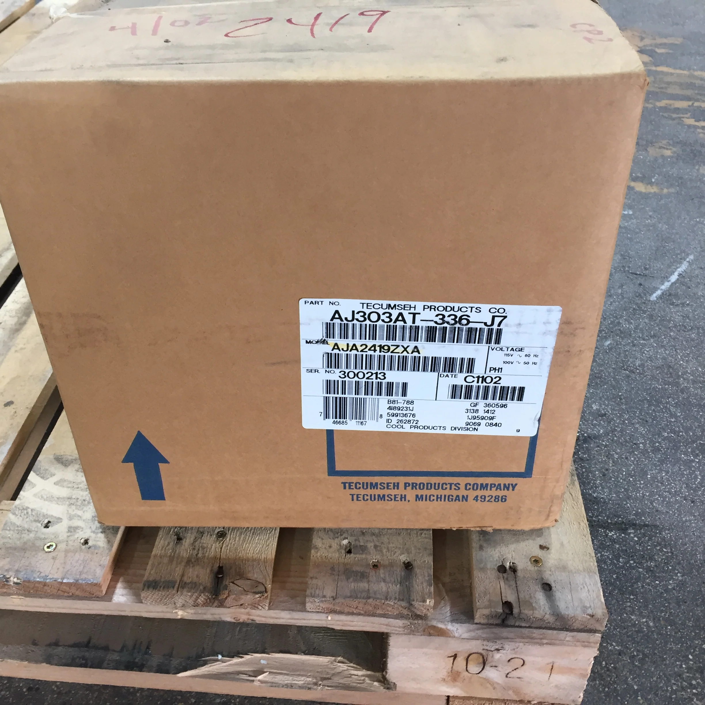 1/2 HP Low-Temp Refrigeration Reciprocating Compressor 100-115/60-50/1 R-404A - Image 6