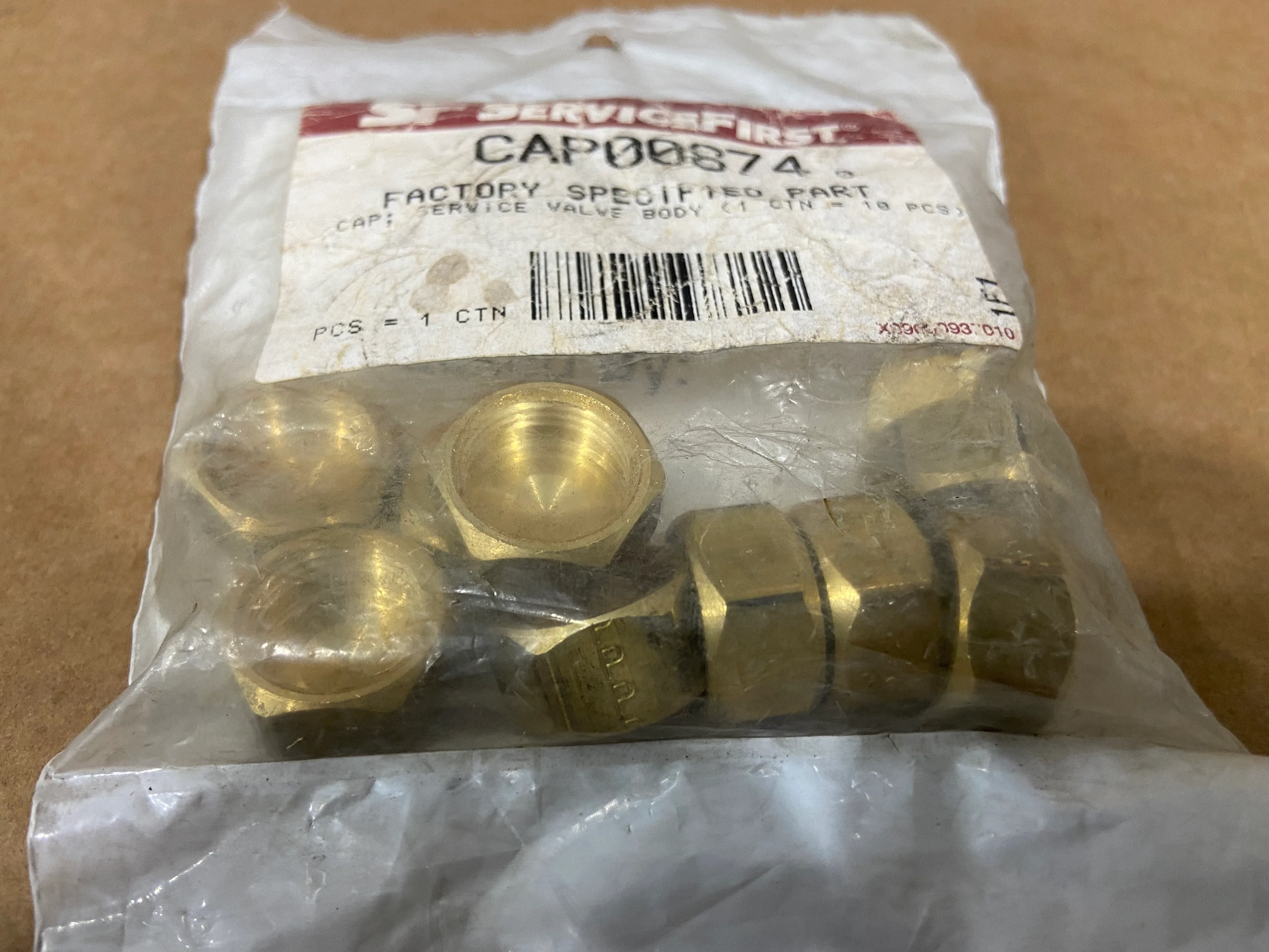 1/2" Service Valve Caps, 10 Pack - Image 2
