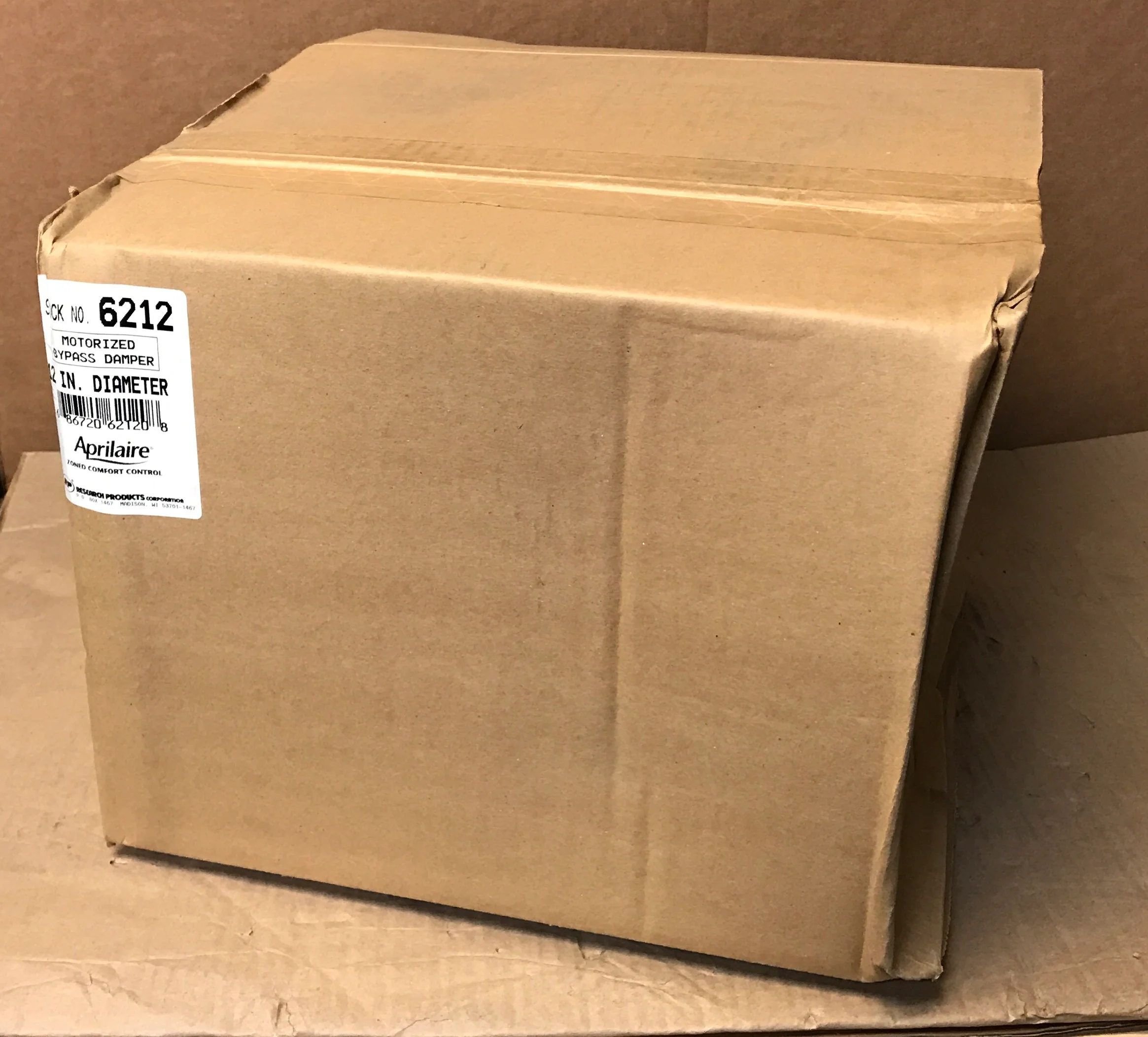 12" Static Pressure Controlled Motorized Bypass Damper w/24 Volt Modulating Actuator - Image 5