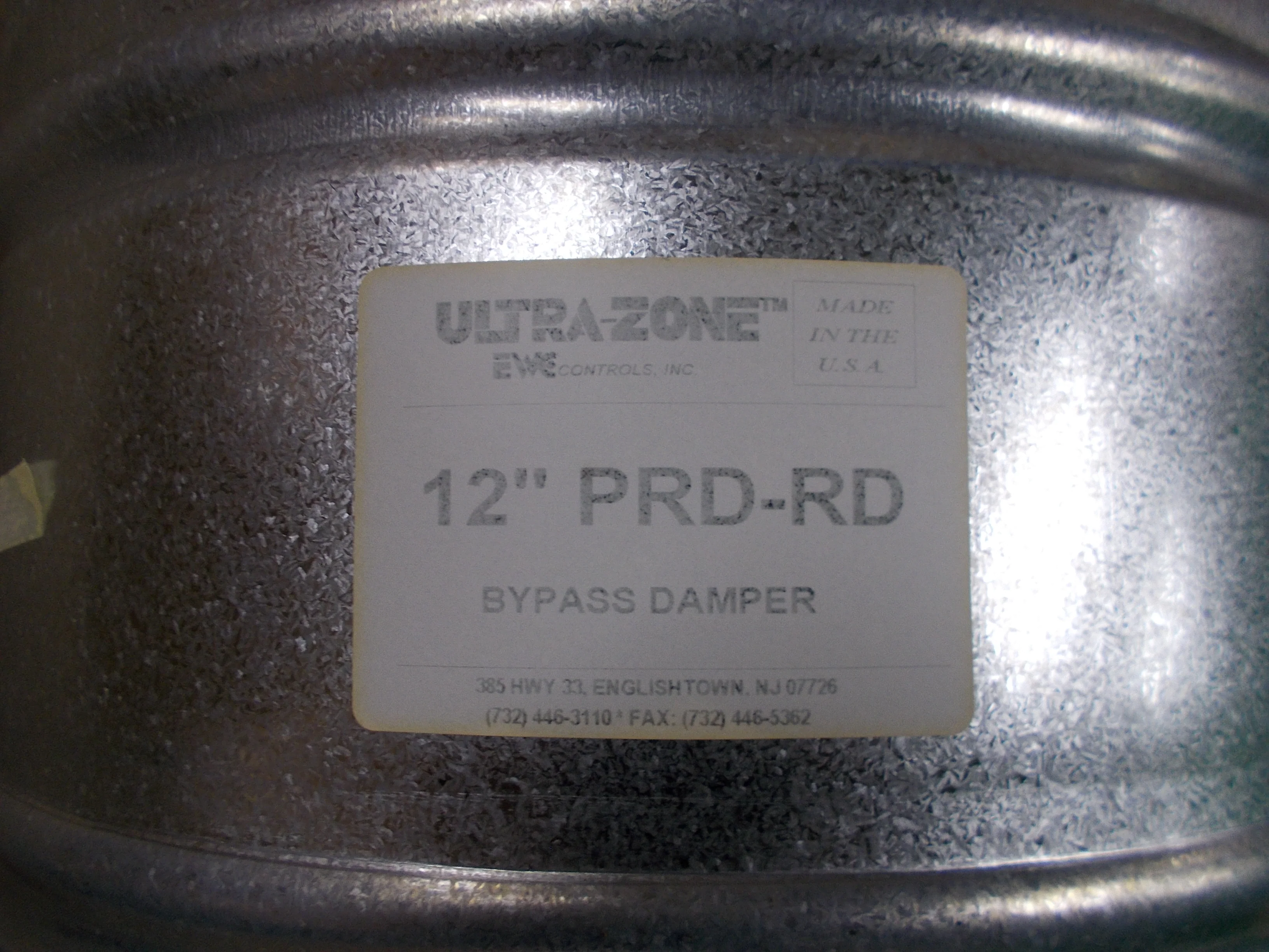12" Ultra-Zone Round Pressure Regulating Barometric Bypass Damper - Image 4