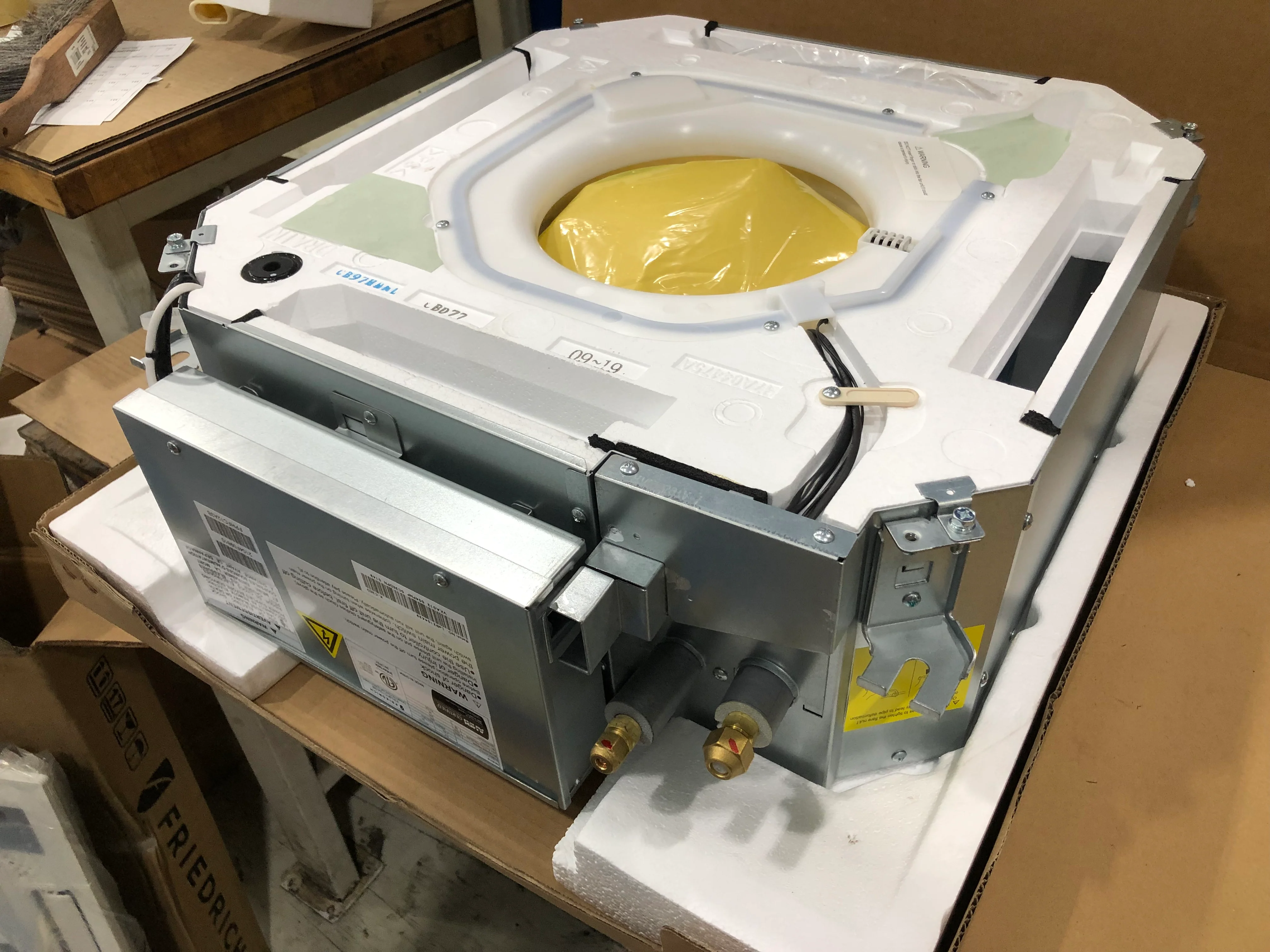 12,000 BTU AC/HP Multi-Zone Ductless Mini-Split Indoor Cassette Fancoil 22 SEER 208-230/60/1 R-410A - Image 4