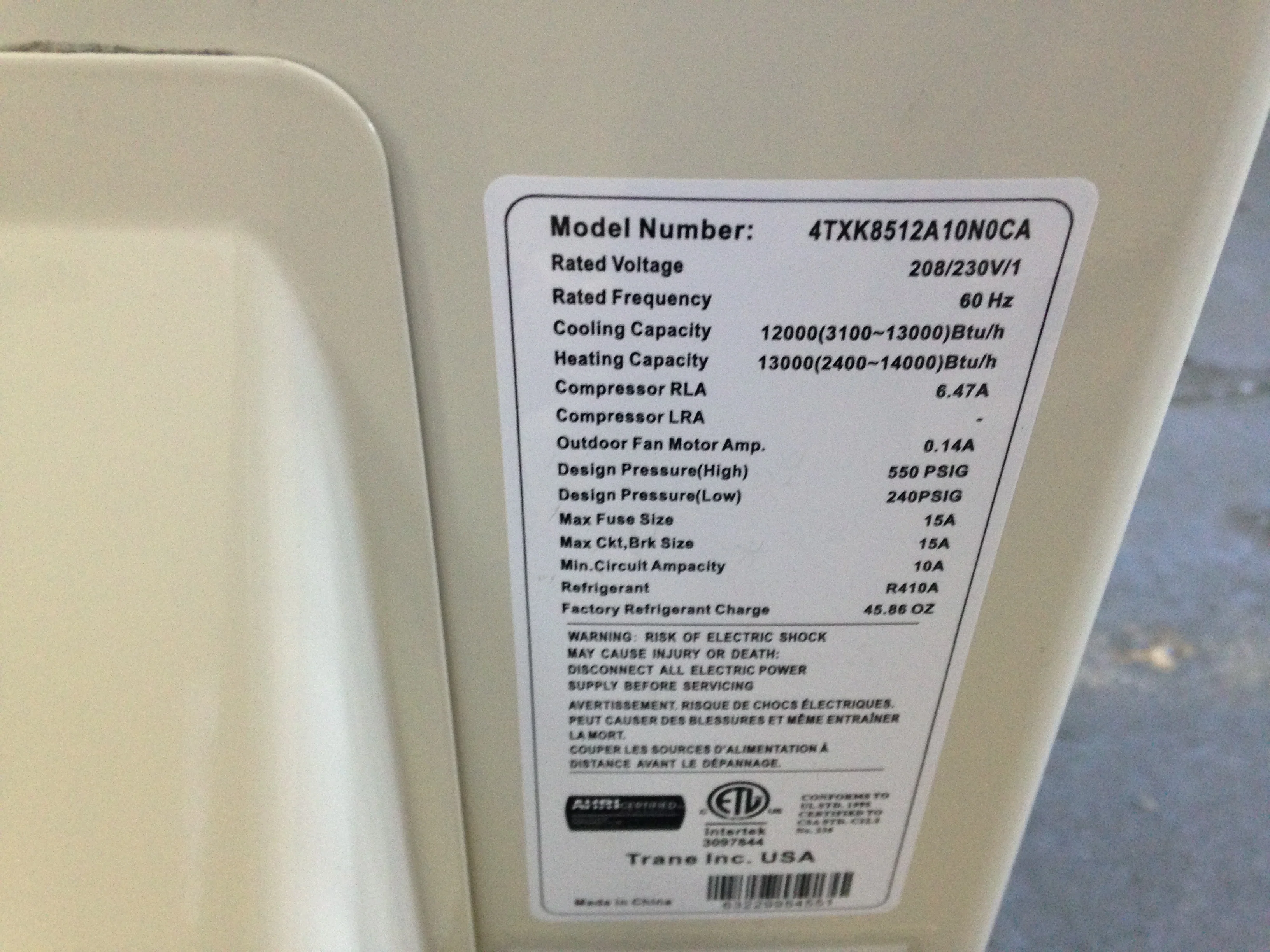 12,000 BTU Inverter Single Zone Outdoor Mini-Split Heat Pump Unit - Image 5