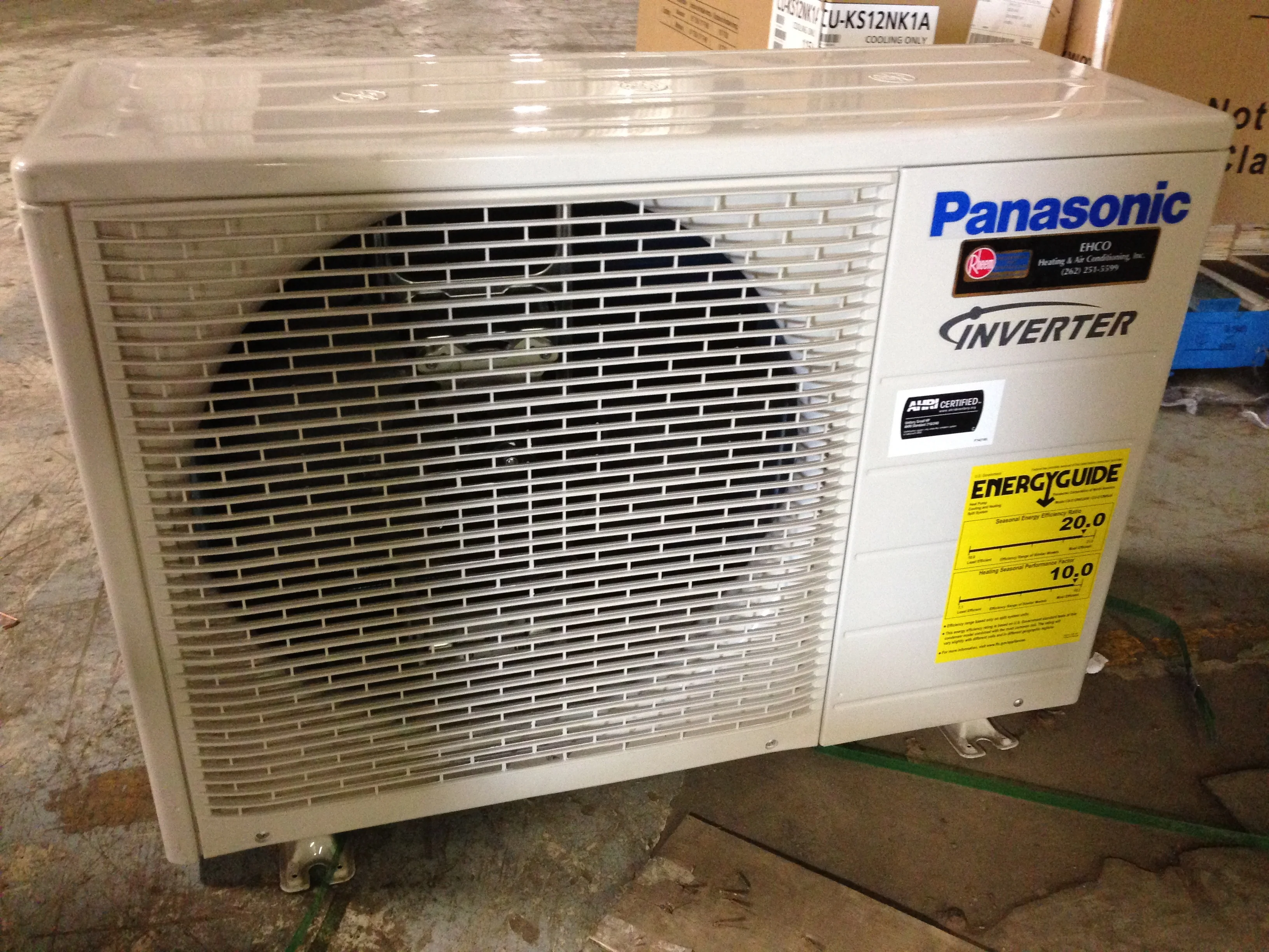 12,000 BTU Outdoor Inverter Mini-Split Air Conditioner, 20 SEER 208-230/60/1 R-410A - Image 2