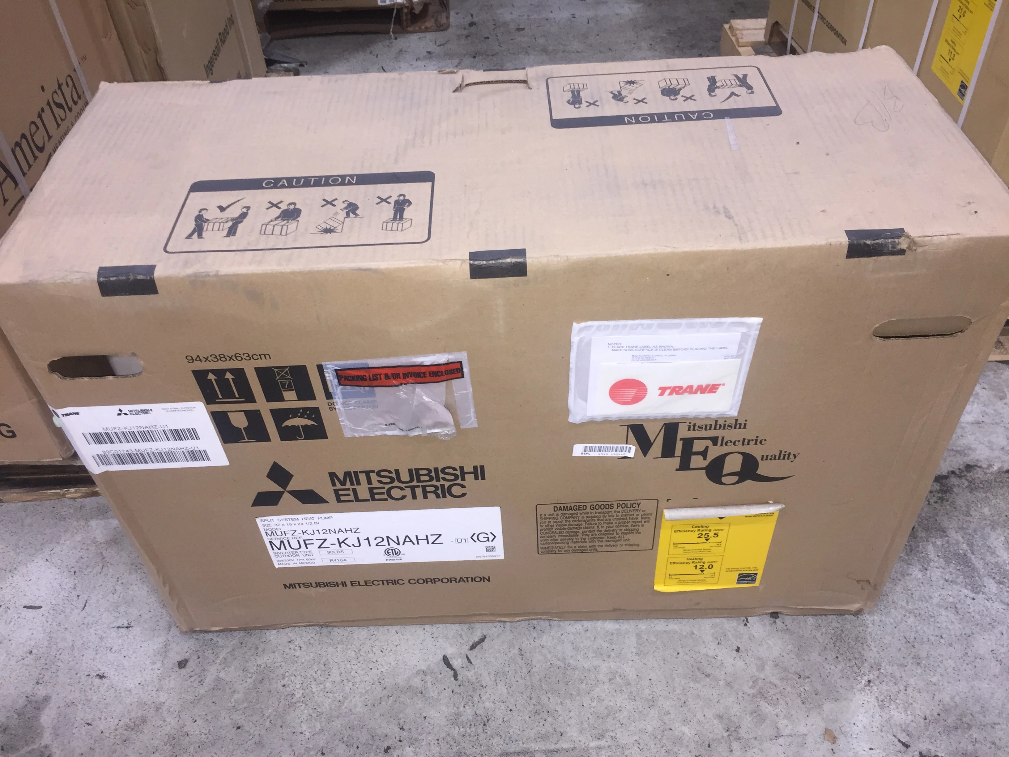 12,000 BTU Single Zone Outdoor Mini Split Heat Pump Unit 208-230/60/1 R410A 25.5 SEER - Image 7