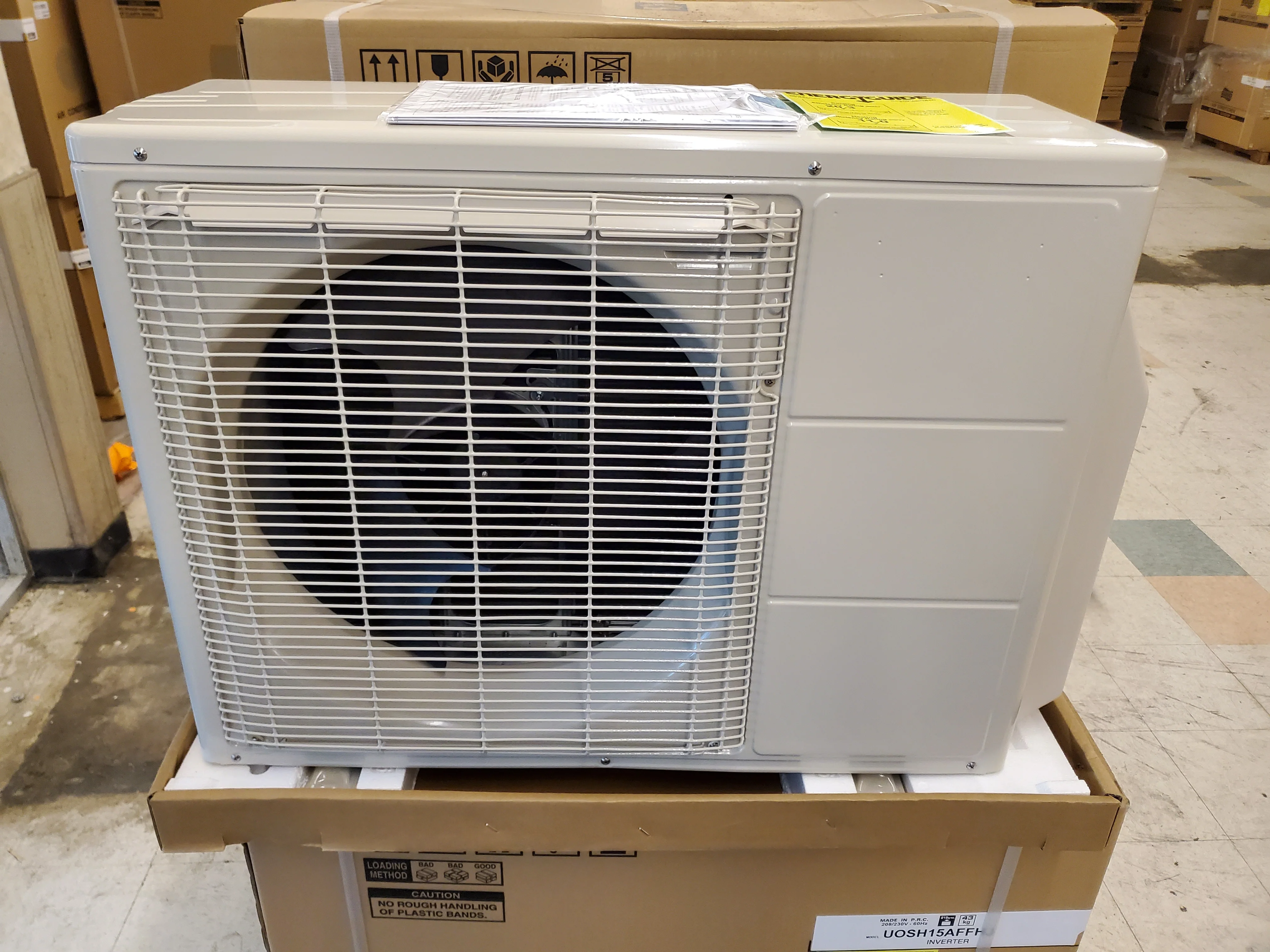 12,000 BTU Single-Zone Inverter Outdoor Mini-Split Heat Pump Unit, 208-230/60/1 R-410A 29.3 SEER - Image 2