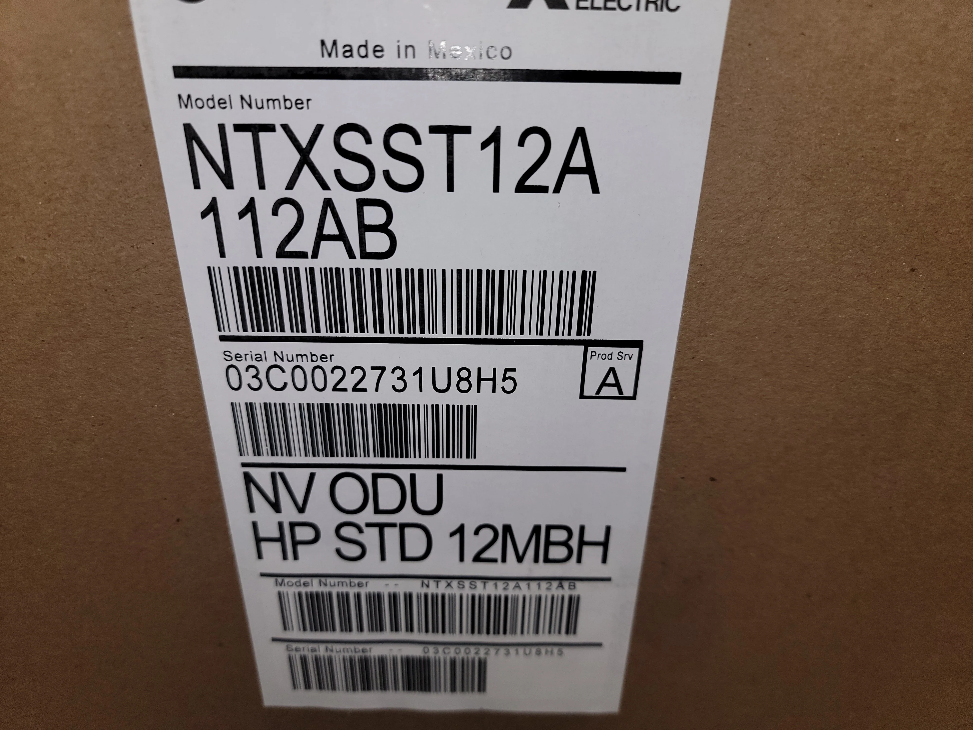 12,000 BTU 1-Zone Inverter-Driven Outdoor Heat Pump Mini-Split Unit 23.1 SEER, 208-230/60/1, R-410A - Image 3