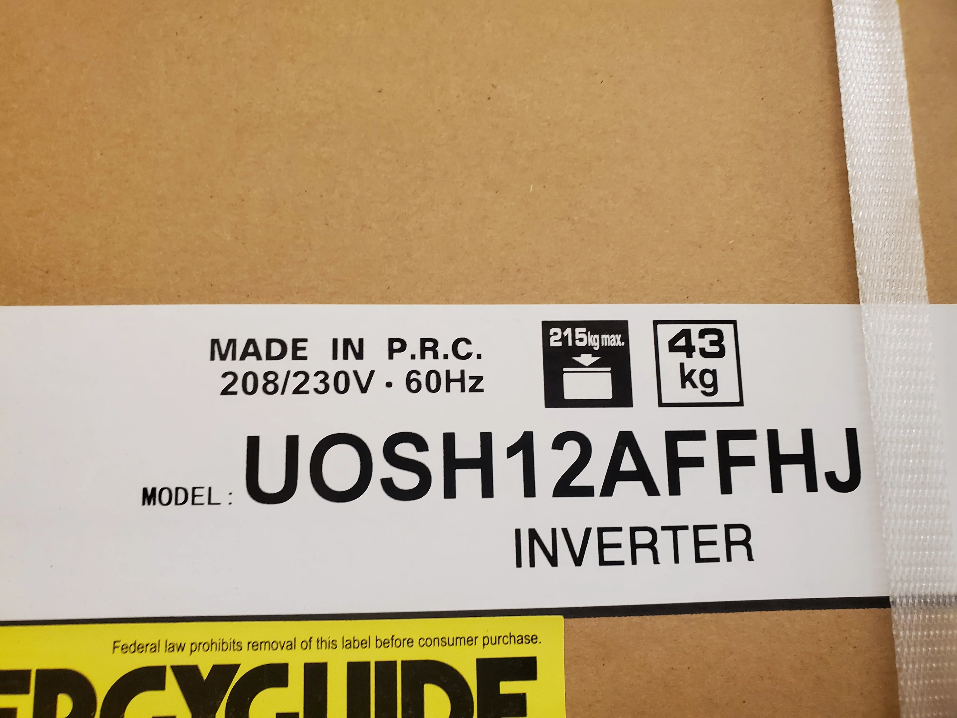 12,000 BTU Ultra Series Single-Zone Inverter Outdoor Mini-Split Heat Pump Unit - Image 6