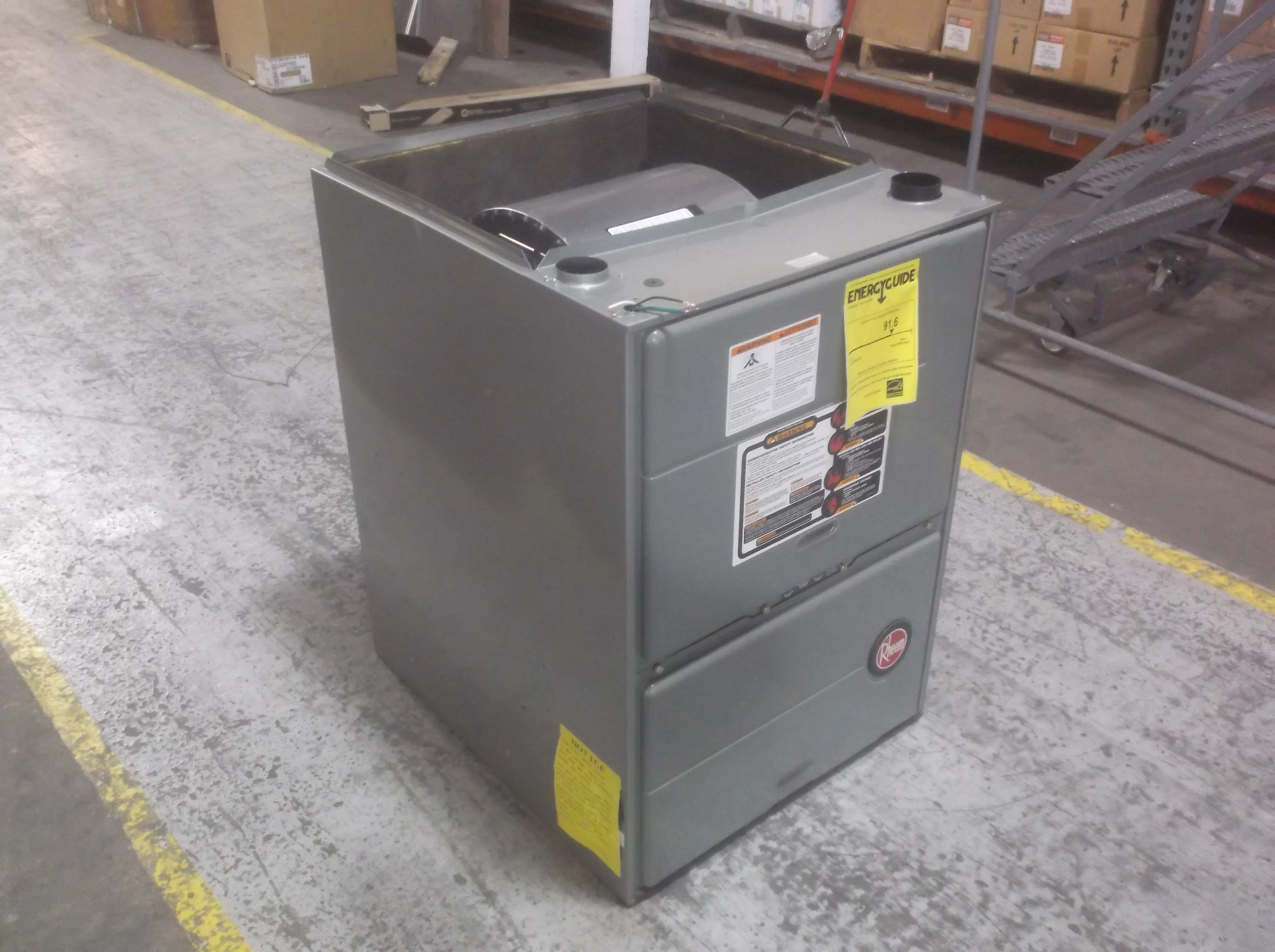 120,000 Btu Horizontal Modulating Natural Gas Furnace 91.6% 115/60/1 CFM 1200-2000 - Image 2