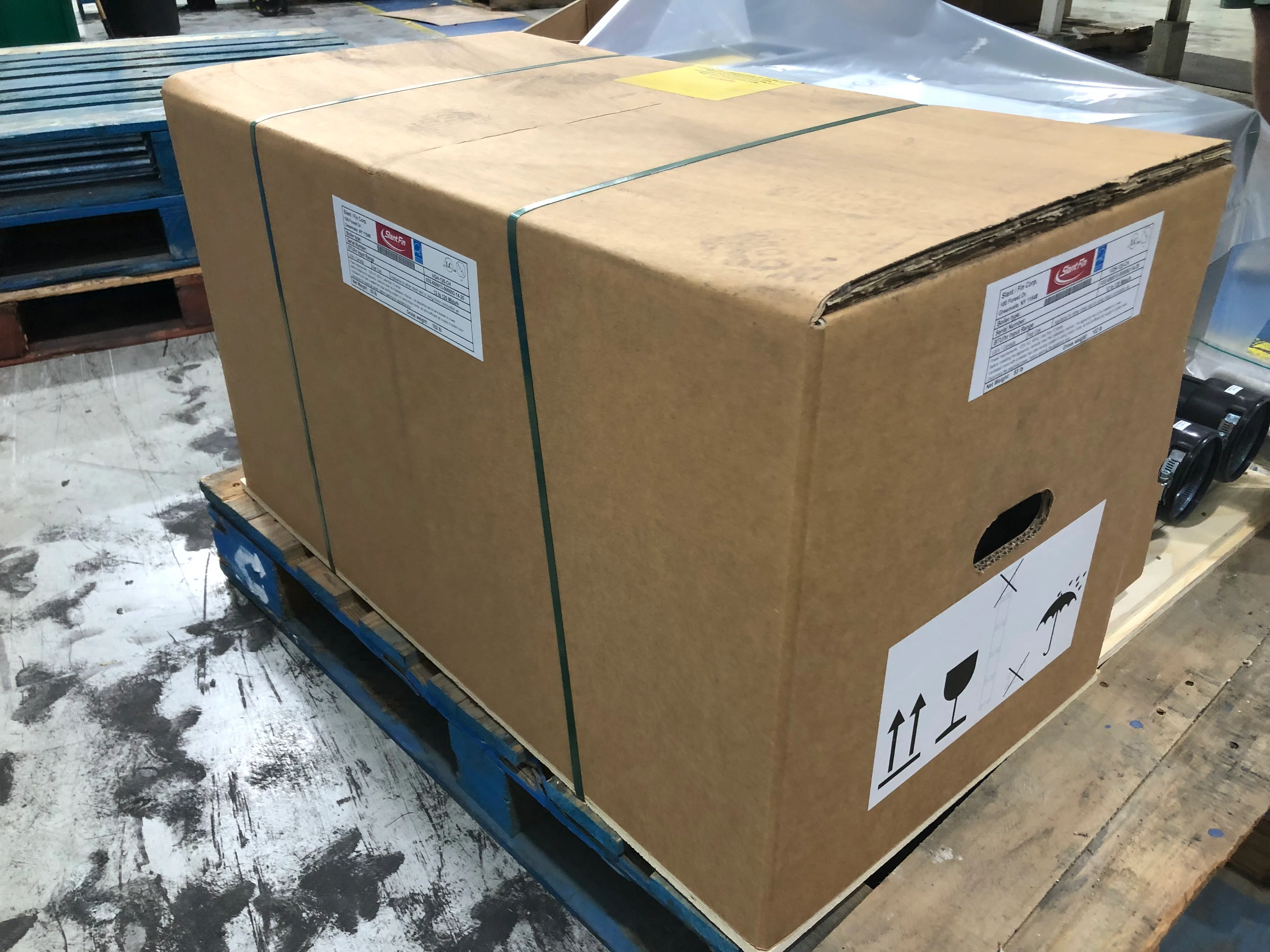 120,000 BTU Wall Mnt Stnl Steel Hi Eff Mod Cond Dir Vent Gas Hot Water Boiler, 95.2% 120/60/1 - Image 5