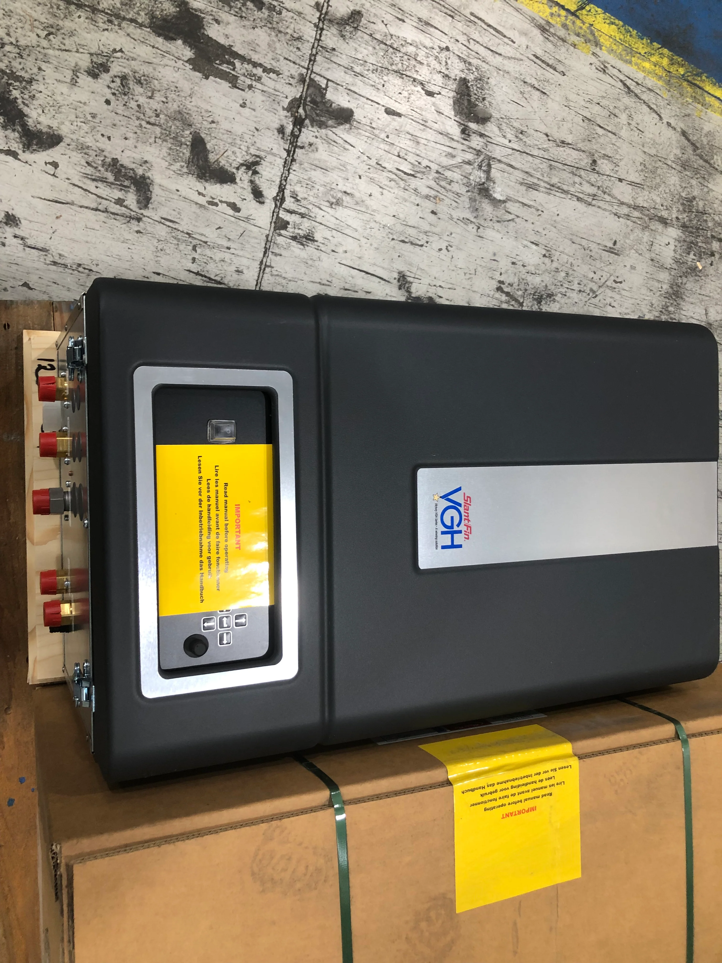 120,000 BTU Wall Mnt Stnl Steel Hi Eff Mod Cond Dir Vent Gas Hot Water Boiler, 95.2% 120/60/1 - Image 6