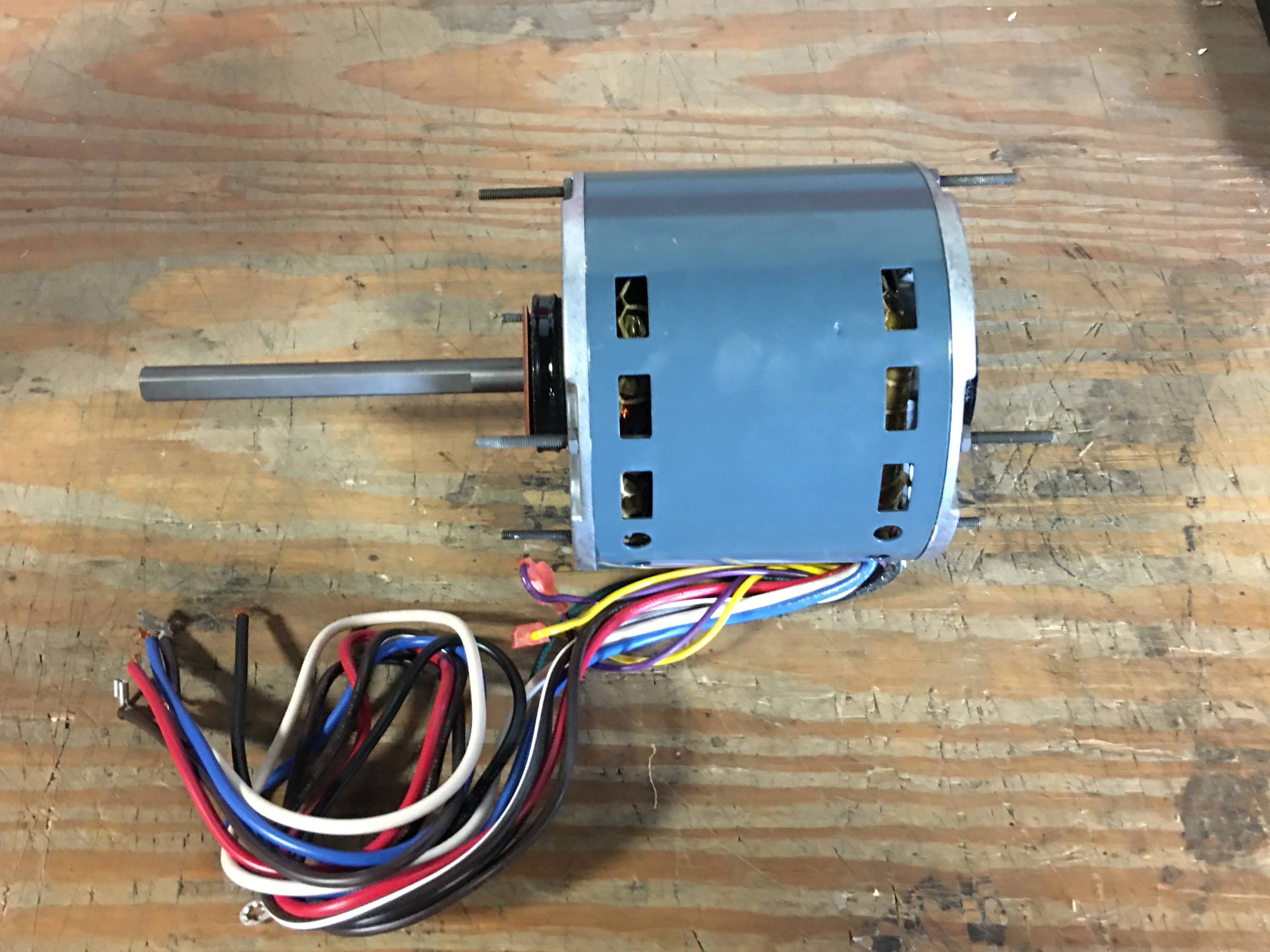 1/2-1/3-1/4 HP PSC Electric Motor 208/230/60 1625 RPM 3 Speed - Image 4