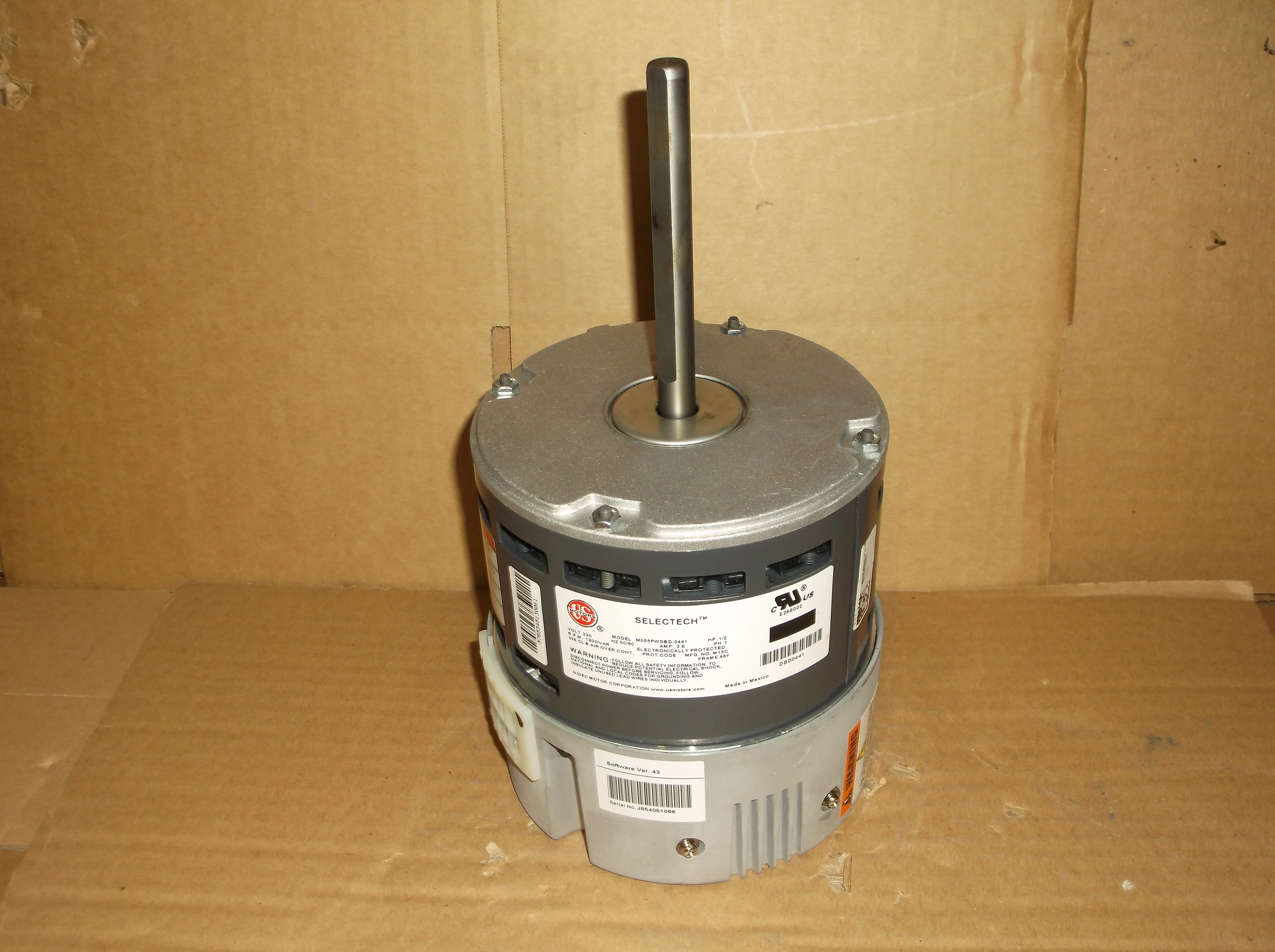 1/2HP ECM Blower Motor  230/50-60/1  RPM:1200/Varable Speed
