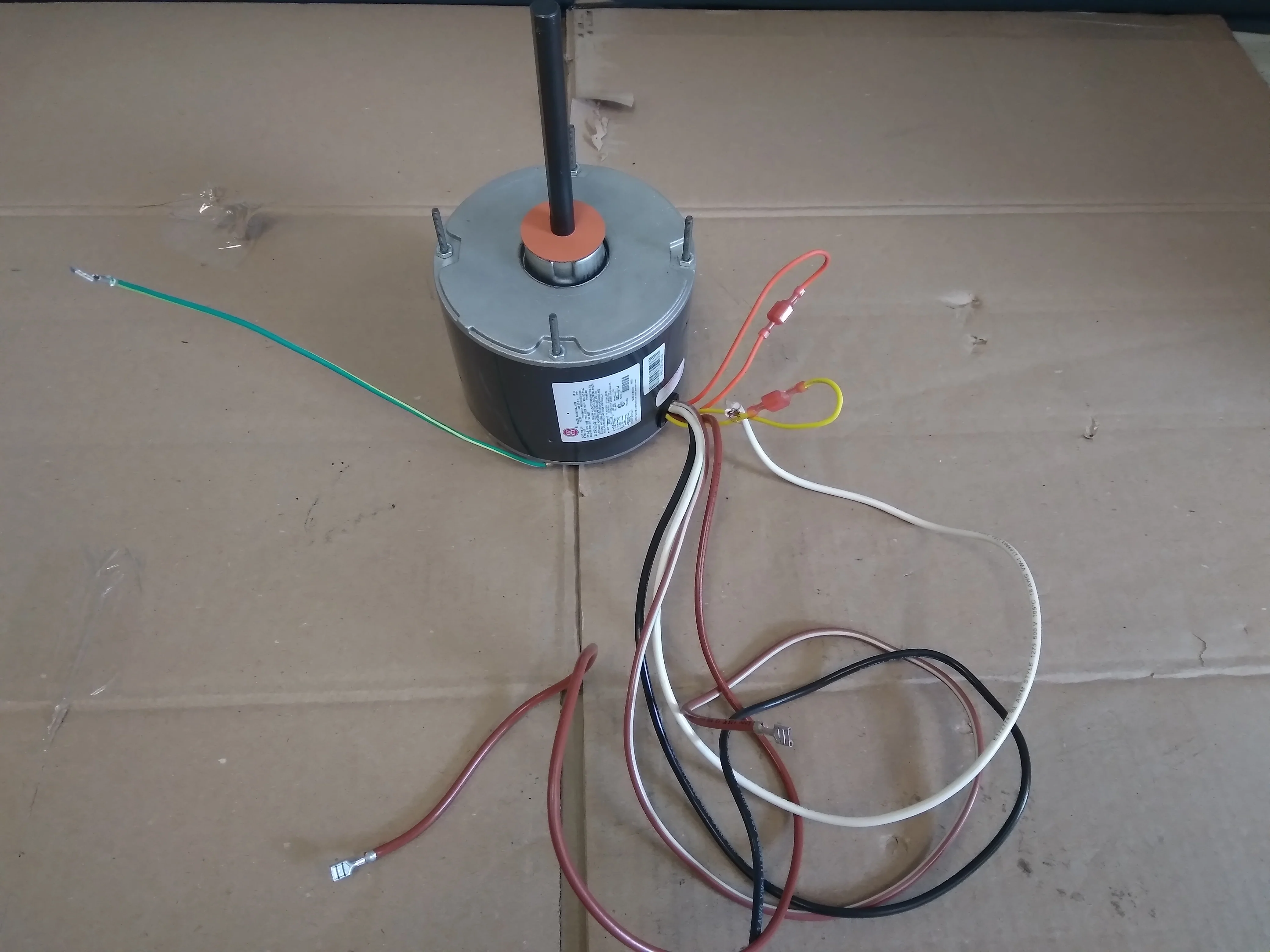 1/3 HP Reversible Single Shaft Electric Motor 208-230/60/1 1075 RPM 2.2-2.5 Amps - Image 2