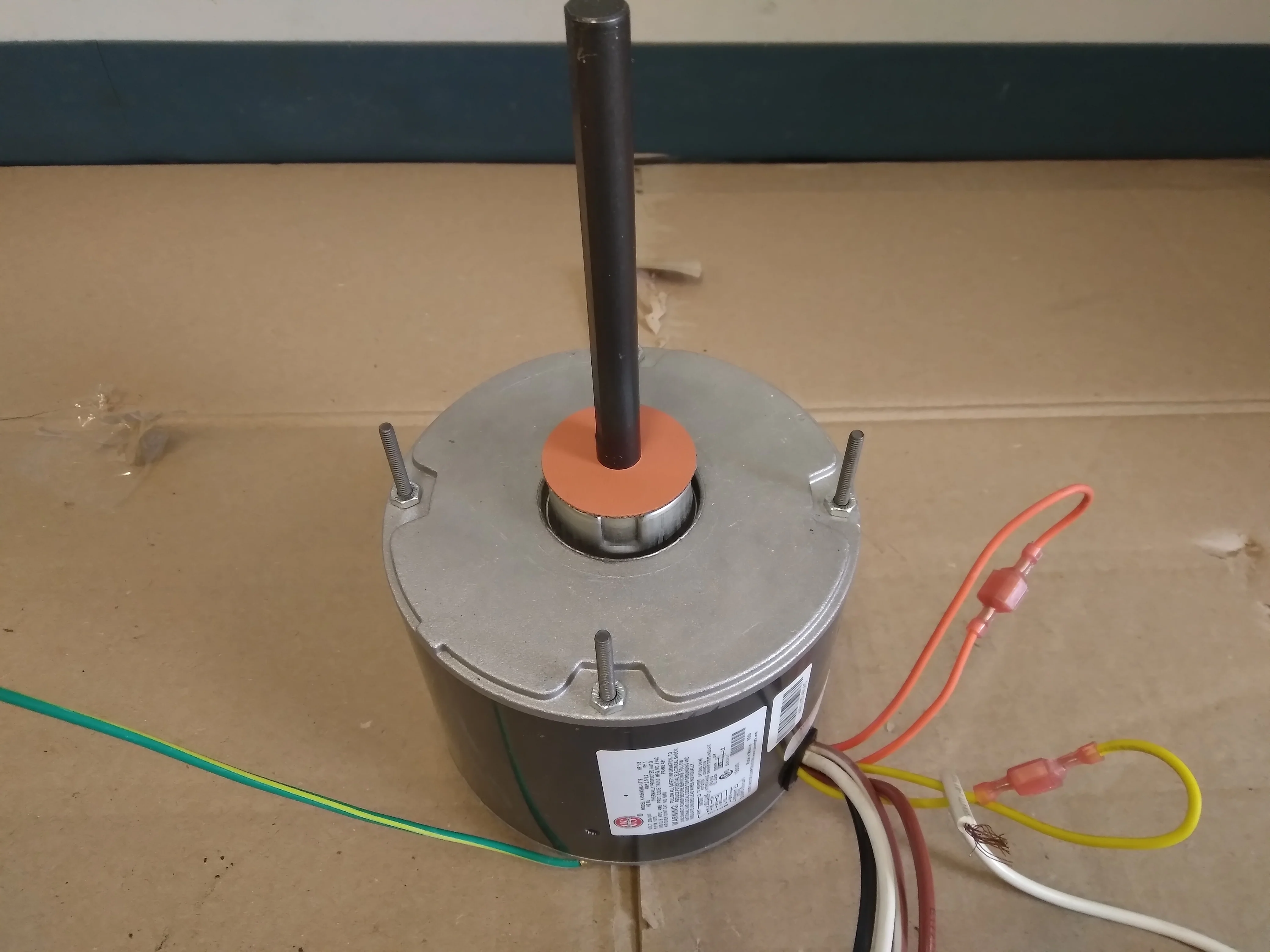 1/3 HP Reversible Single Shaft Electric Motor 208-230/60/1 1075 RPM 2.2-2.5 Amps - Image 3