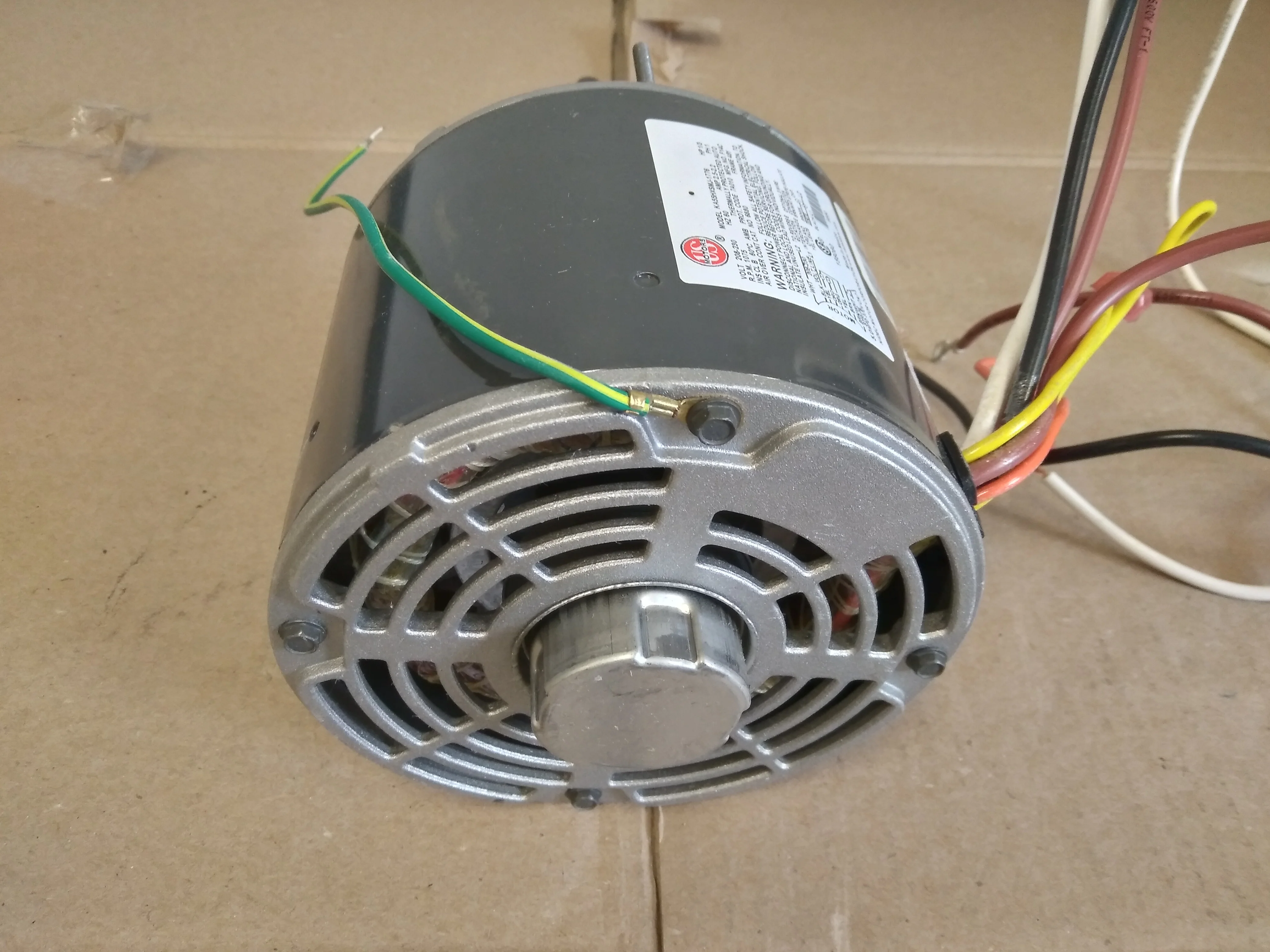 1/3 HP Reversible Single Shaft Electric Motor 208-230/60/1 1075 RPM 2.2-2.5 Amps - Image 5