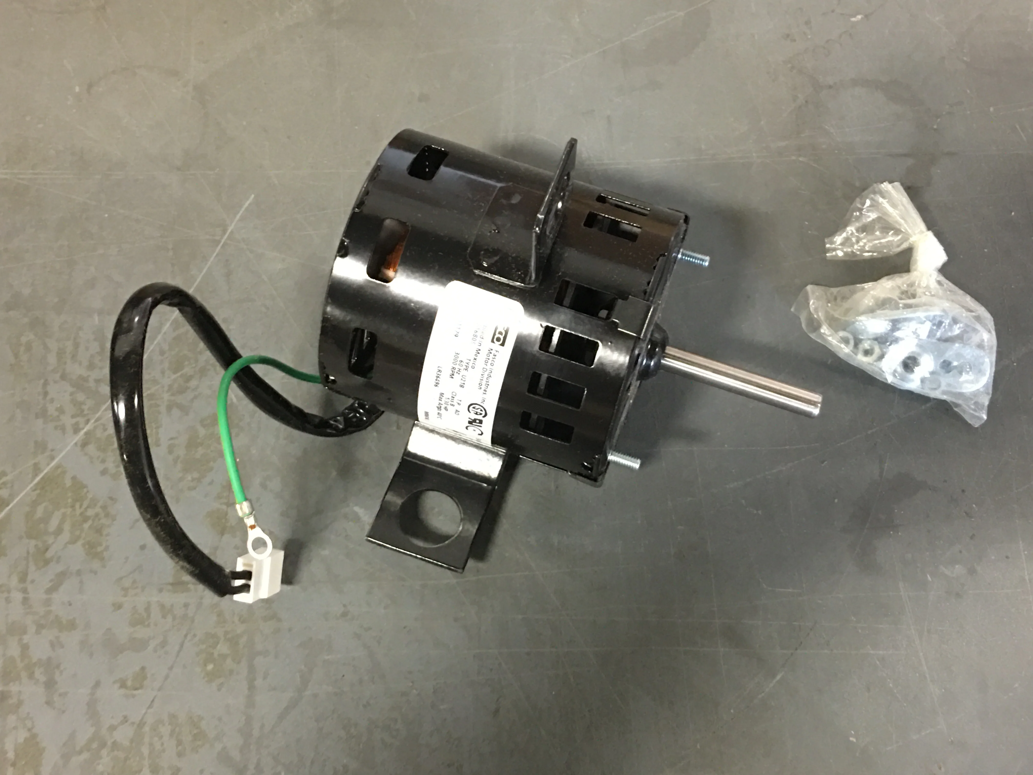 1/30 HP Motor 115/60/1 3000 RPM 1 Speed - Image 2