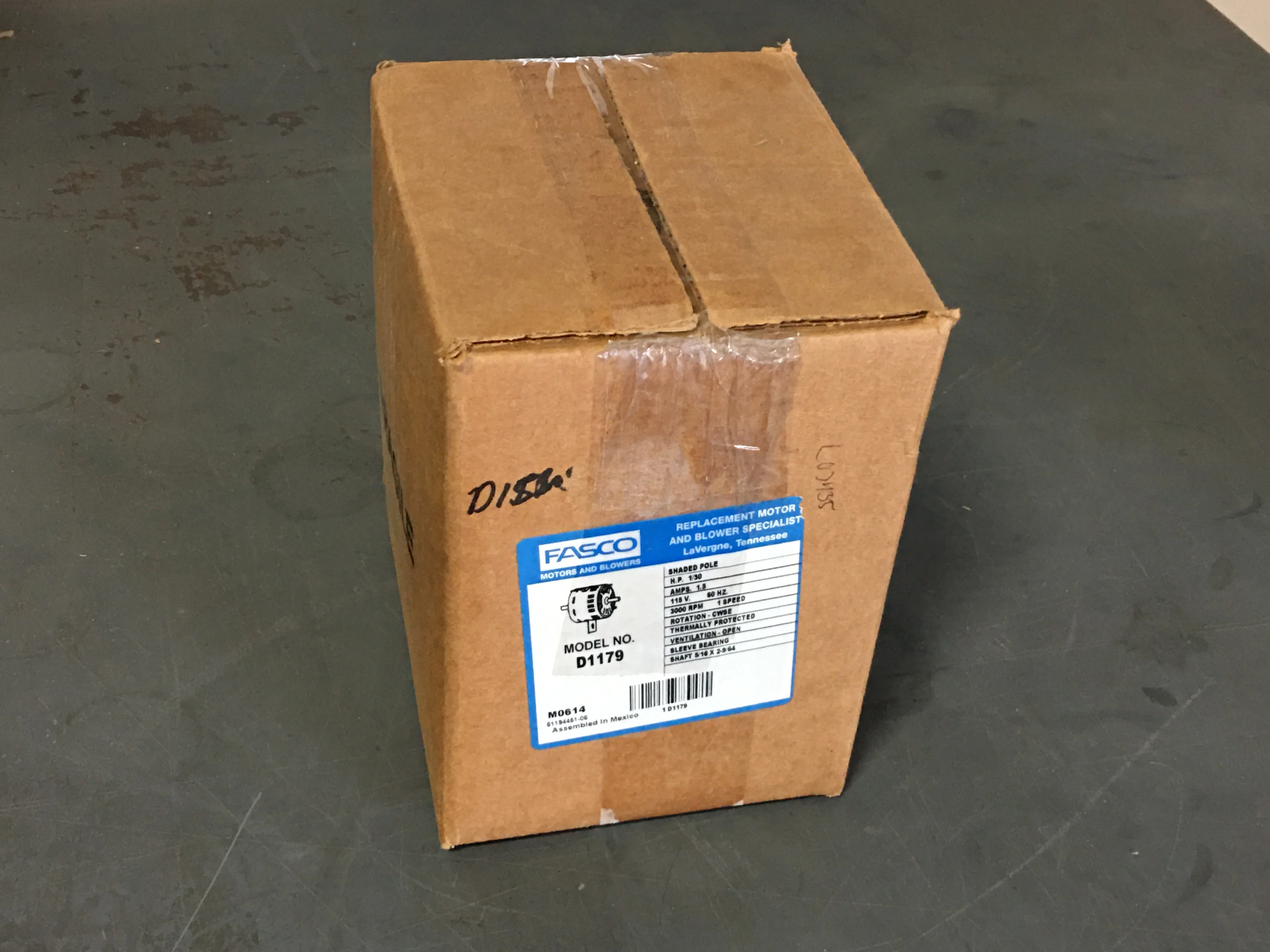 1/30 HP Motor 115/60/1 3000 RPM 1 Speed - Image 6