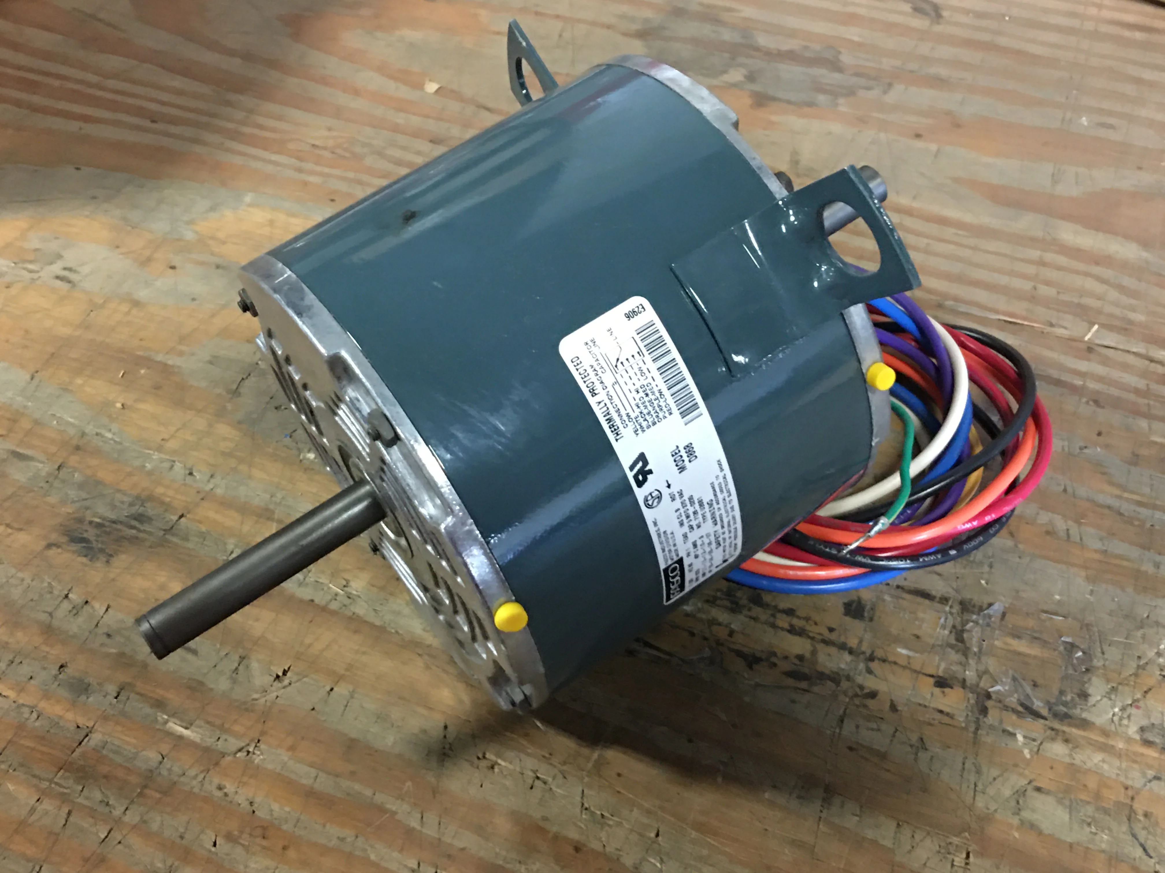 1/3-1/4-1/5-1/6-1/7 HP Electric Motor 208/230/60 1075RPM 5 Speed - Image 2