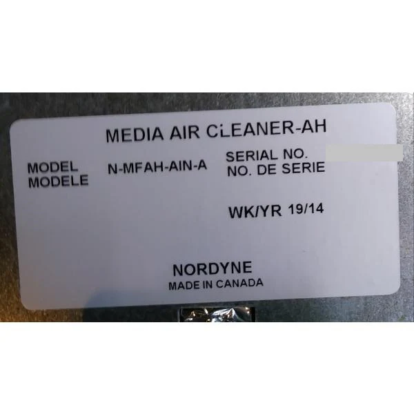 13-1/8" X 21-3/4" High Efficiency Custom Fit Media Air Cleaner for Air Handler - Image 3