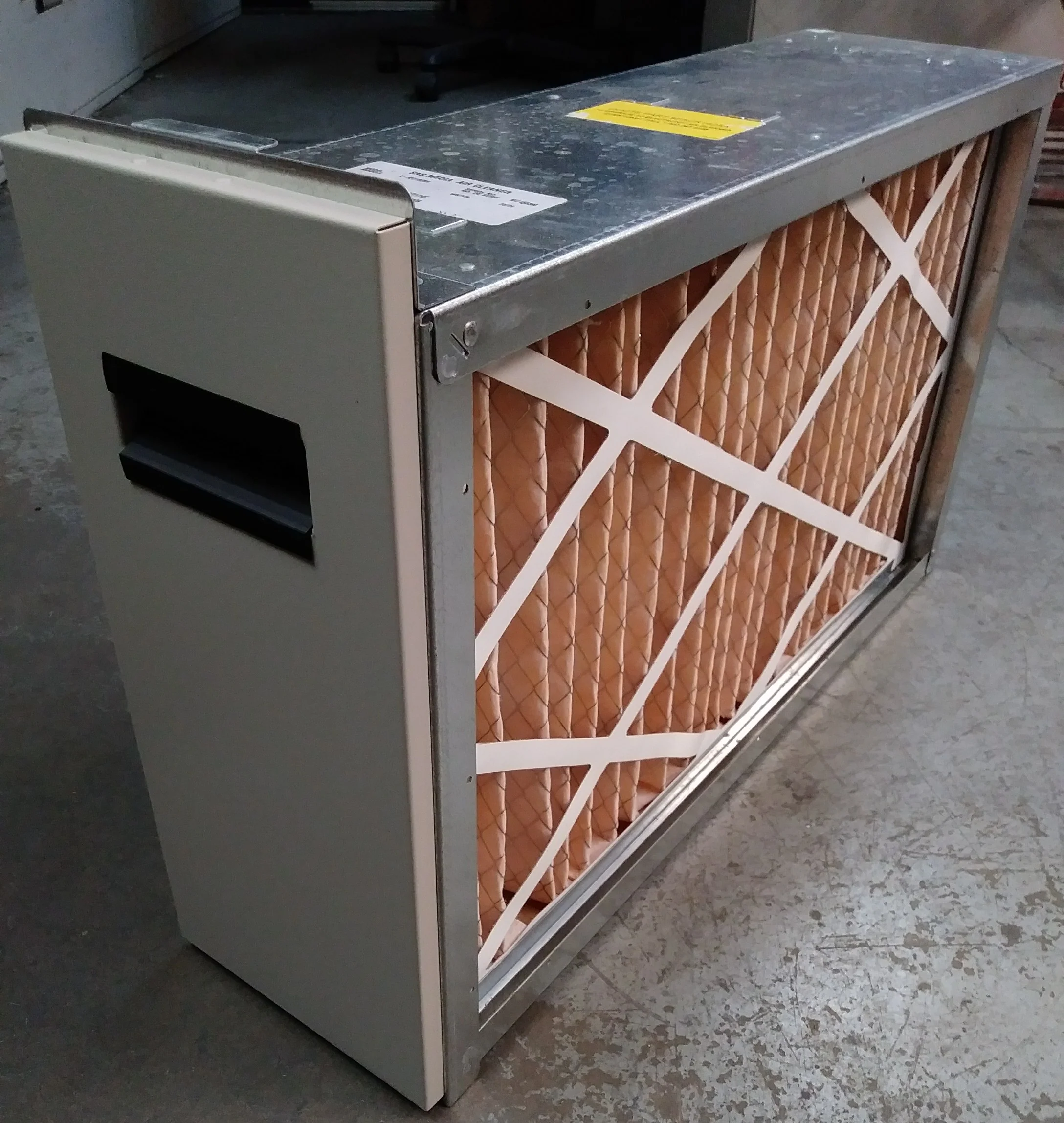 13-5/8" X 24-1/8" High Efficiency Retrofit Media Air Cleaner for Air Handler - Image 5