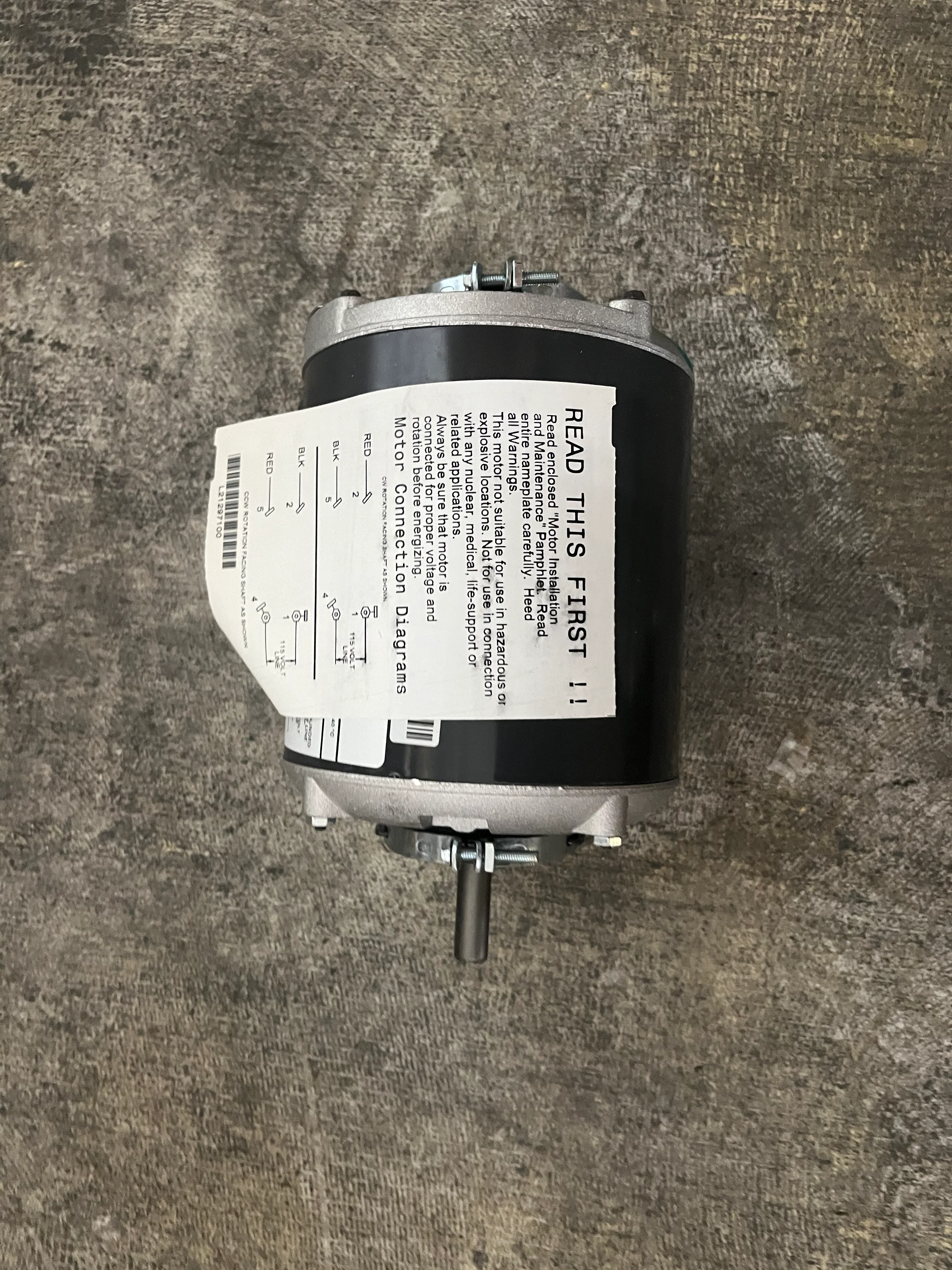 1/3 HP Belt Drive Fan/Blower Motor Split-Phase 115/60/1 RPM:1725/1-Speed - Image 5