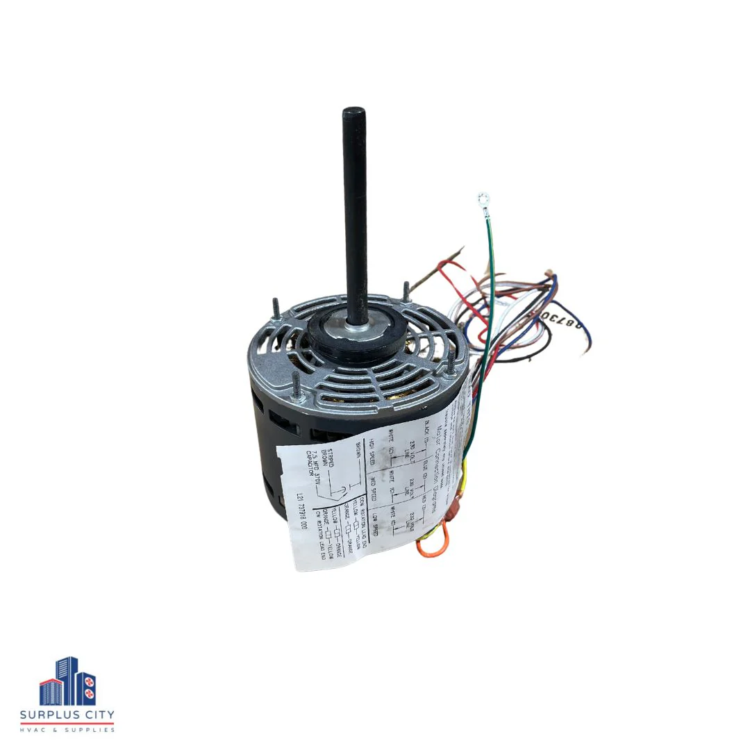 1/3HP Direct Drive Blower Motor 208-230/60/1 RPM:1075/3-Speed - Image 7