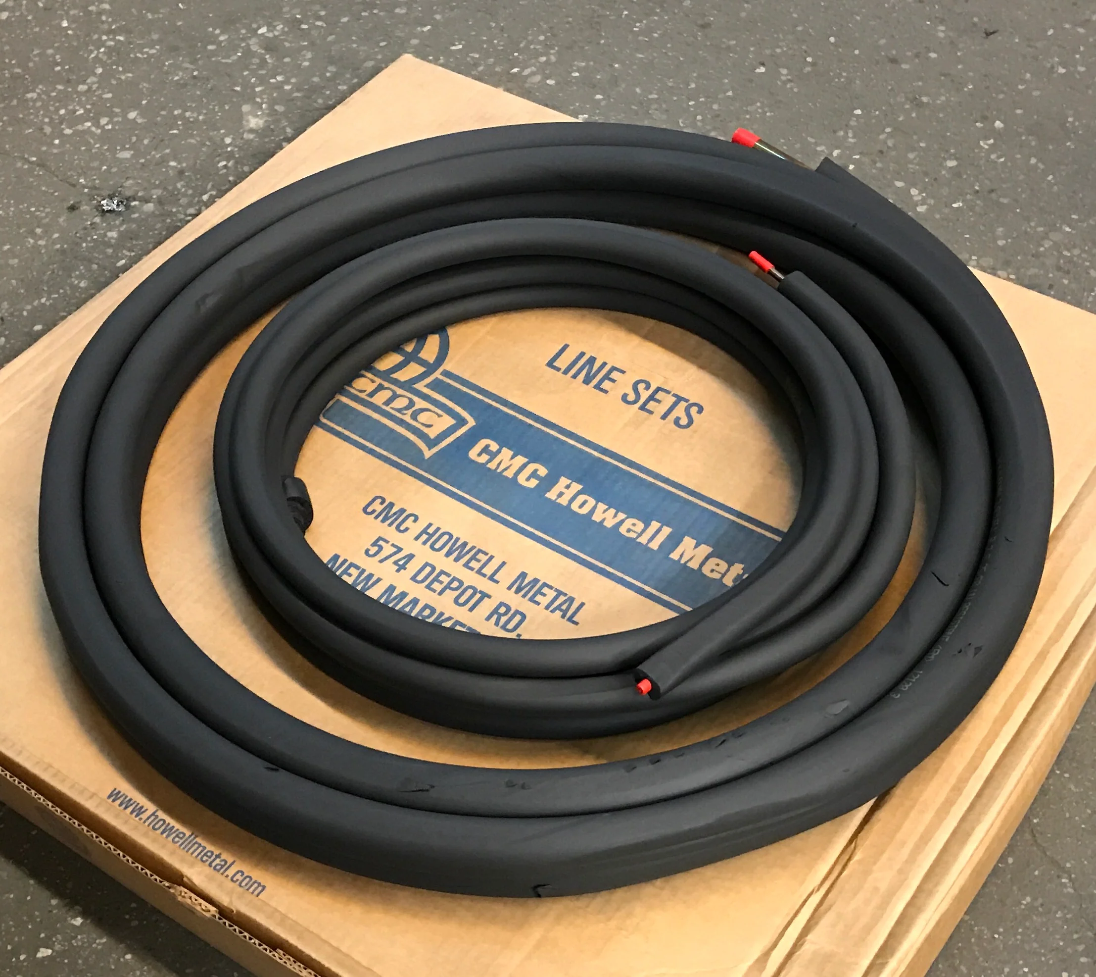 1/4 x 5/8" x 30' Sweat Line-Set/W 3/8" Thick Insulation"