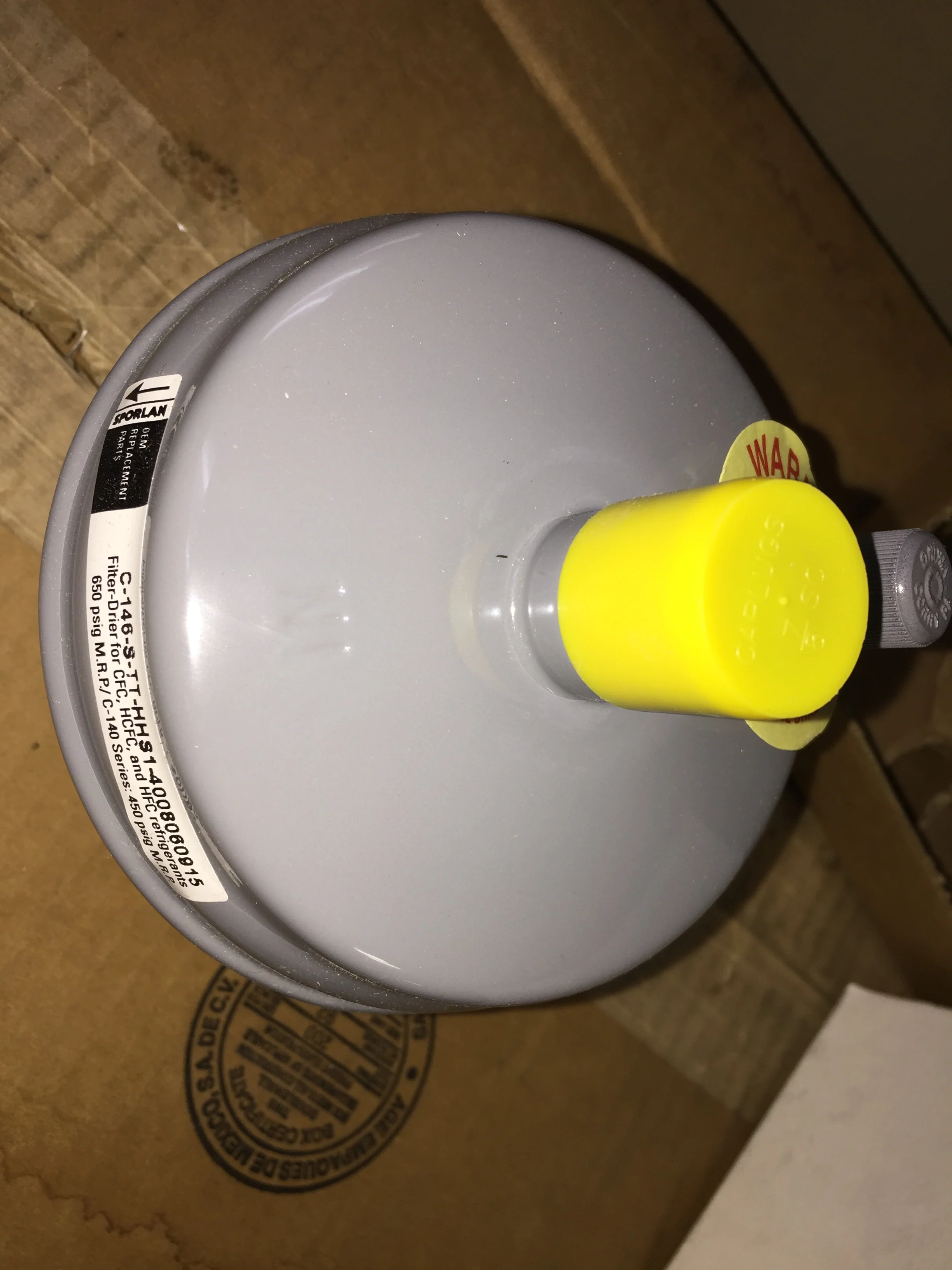 14 CU IN 3/4" X 3/4" SWEAT SUCTION LINE FILTER DRIER FOR CFC/HCFC/HFC - Image 3