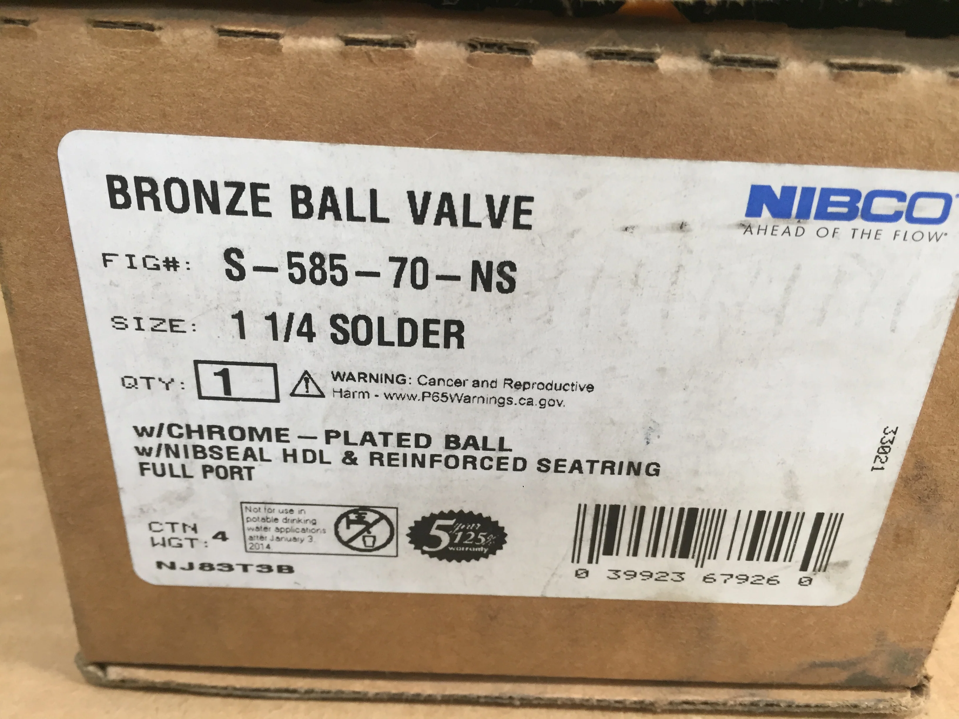 1/4" FSC Bronze Ball Valve - Image 6