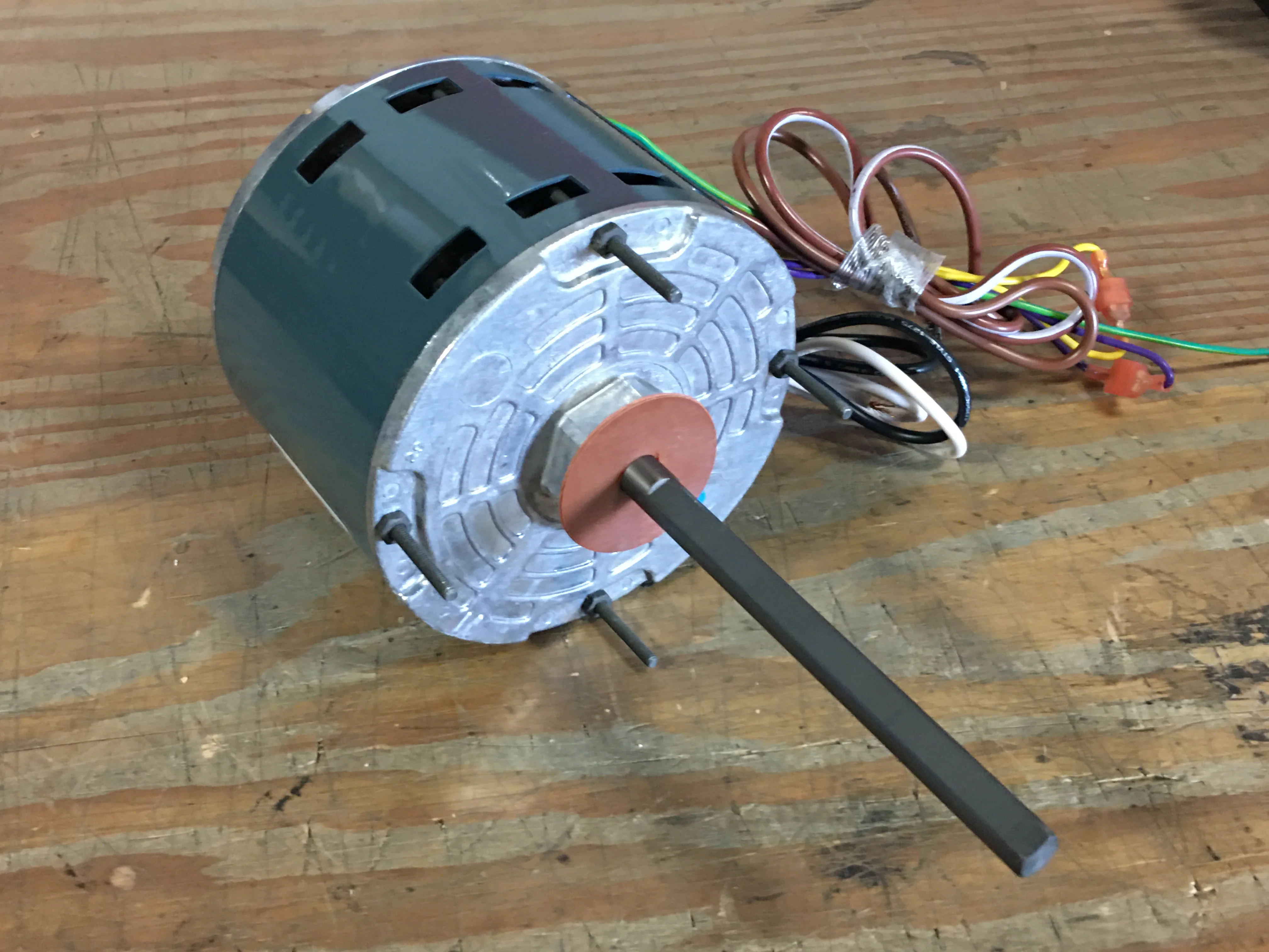 1/4 HP Electric Motor 460/50-60/1 1075RPM 1Speed PSC - Image 2