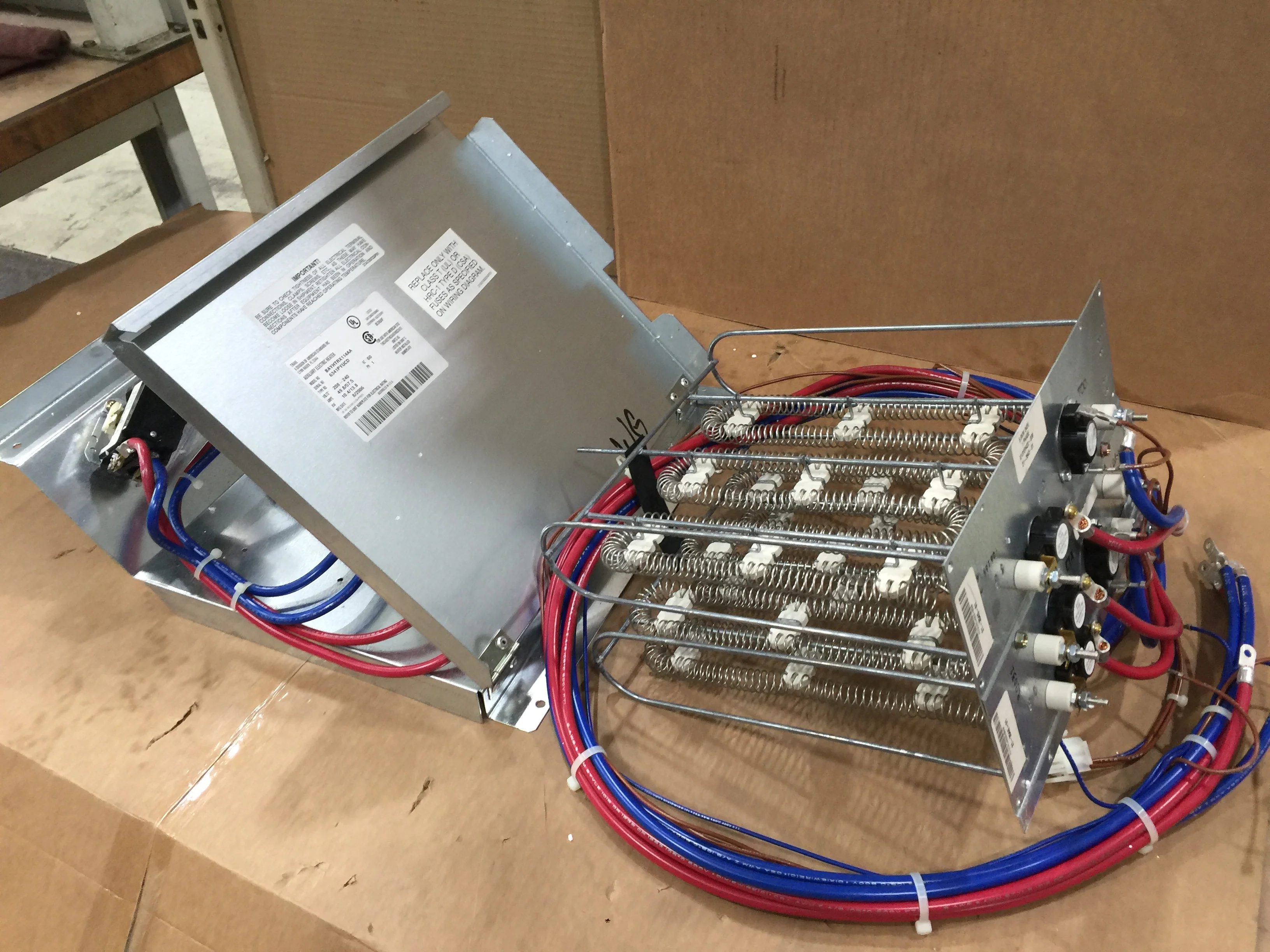 14 kW Supplementary Heater, 208-240/60/1 Amps 49.8/57.5 - Image 5