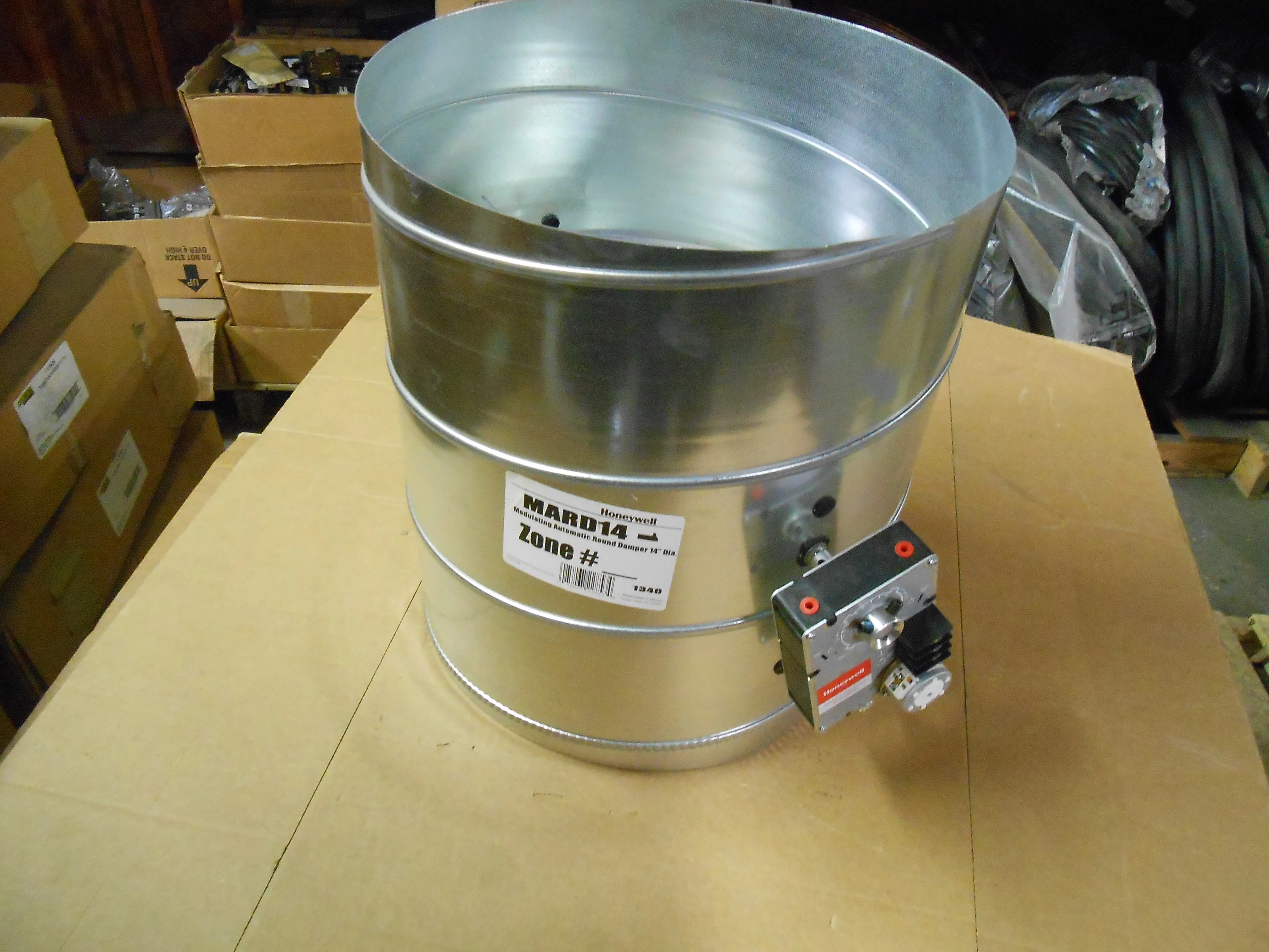 14" Modulating Automatic Round Damper 24V - Image 3