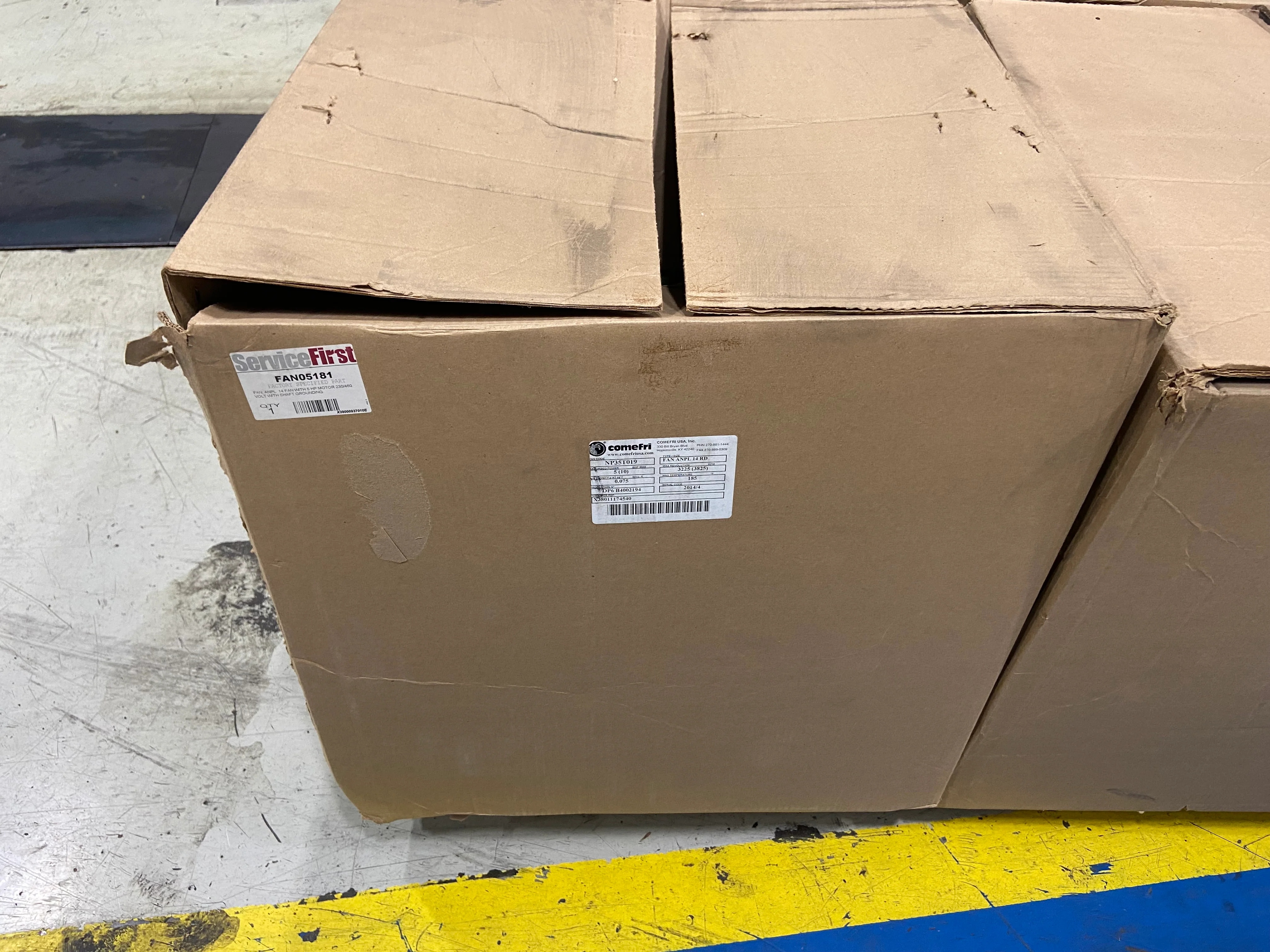 14" Single Inlet Direct Drive Plenum Fan w/5HP 230/460 Volt Motor RPM 3225 - Image 6