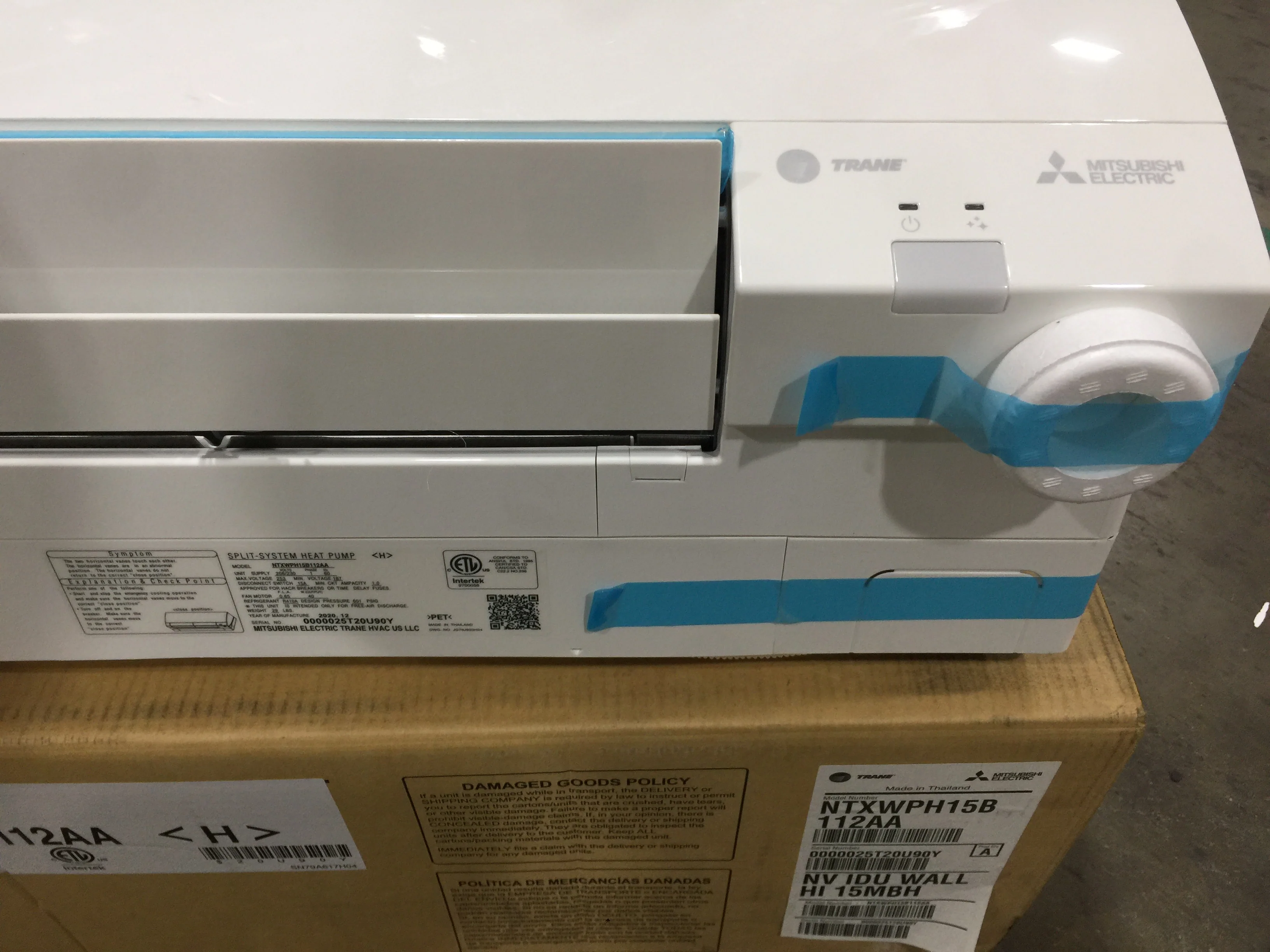 14,000 Btu Single Zone High-Wall Inverter Heat Pump Mini Split Unit, 208-230/60/1, R-410A 22 Seer - Image 4