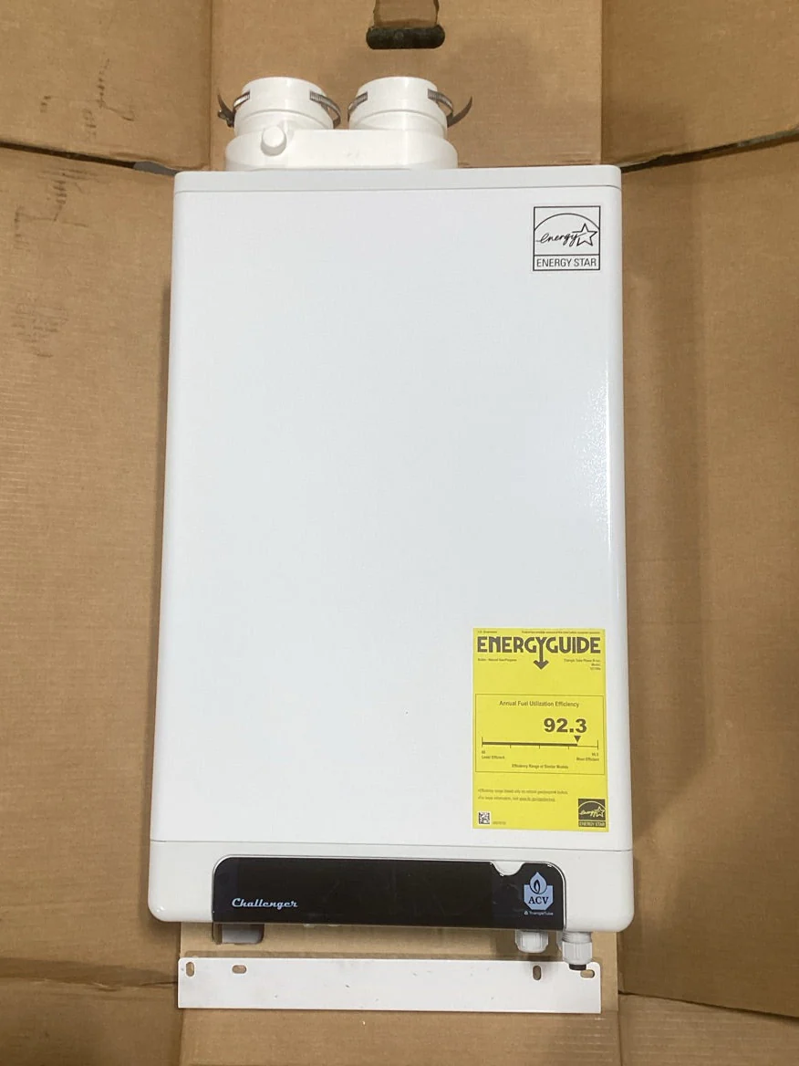 145,000 BTU Condensing Natural Gas Hot Water Boiler 92.3% AFUE, 120/60/1