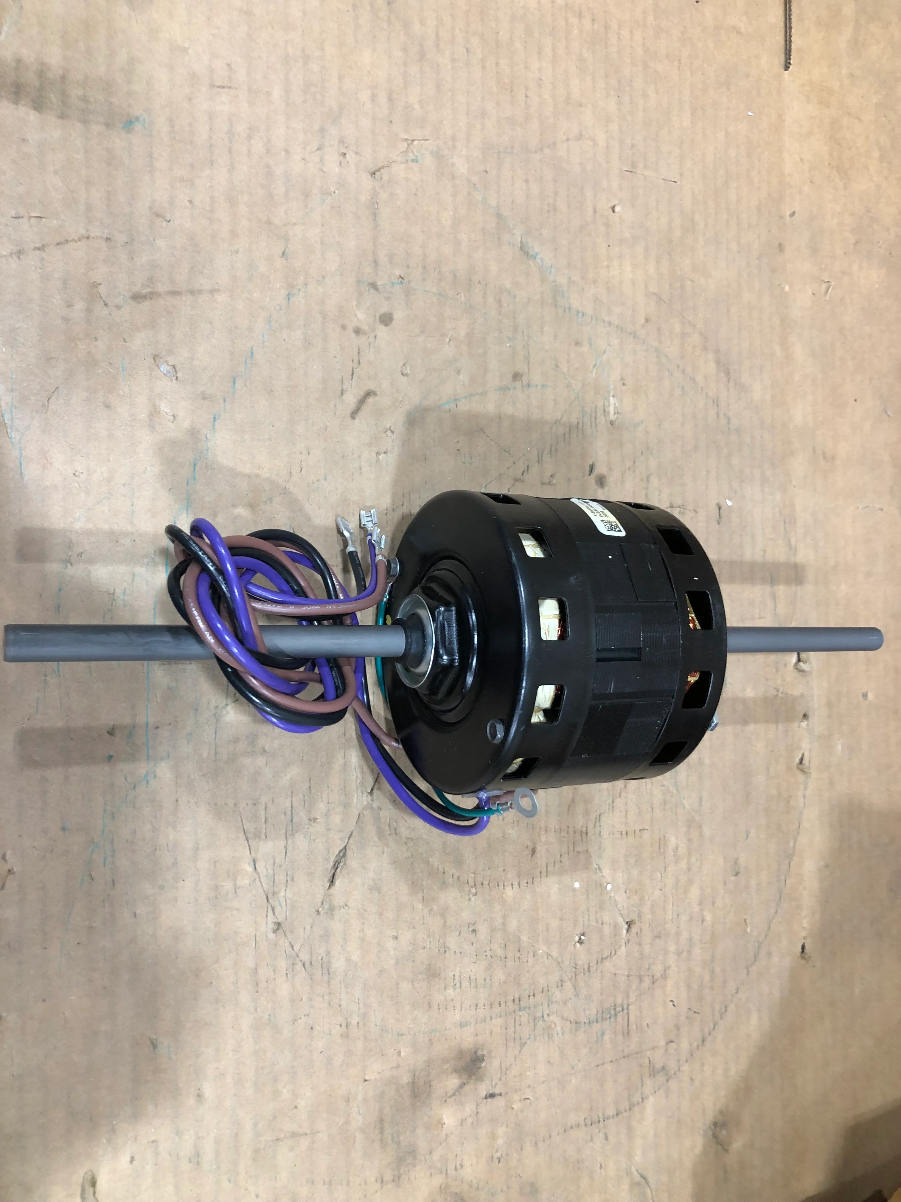 1/5 HP Dual Shaft PSC Condenser Fan Motor 208-230/60/1 1075 RPM 1 Speed - Image 3