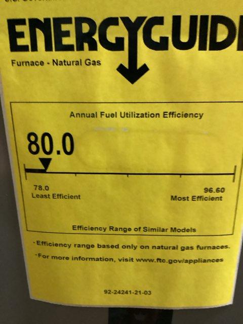 150,000 BTU Two-Stage Downflow ECM Variable Speed Gas Furnace 80% AFUE 115/60/1 CFM: 2105 - Image 5
