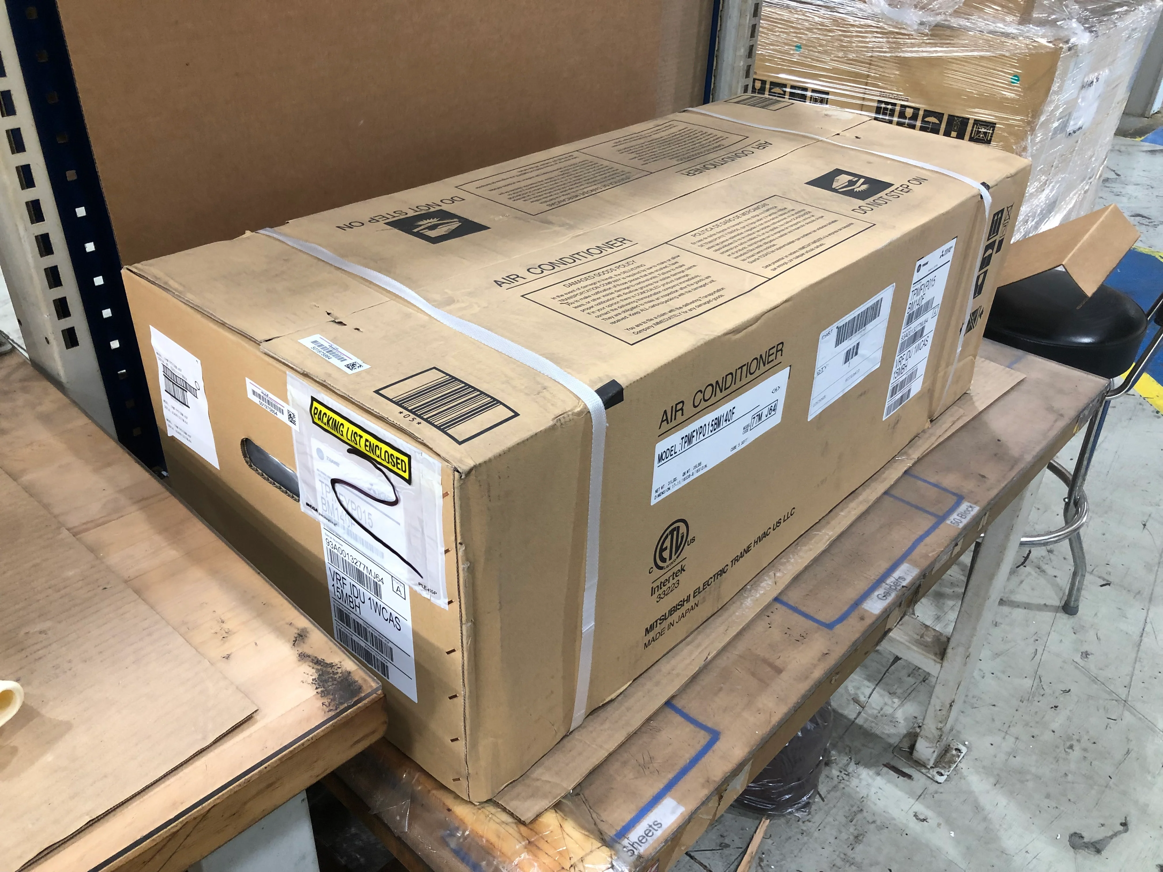15,000 BTU AC/HP Heat Pump Ducted Concealed Mini-Split Indoor Unit, 208/230-60-1, R410A - Image 6