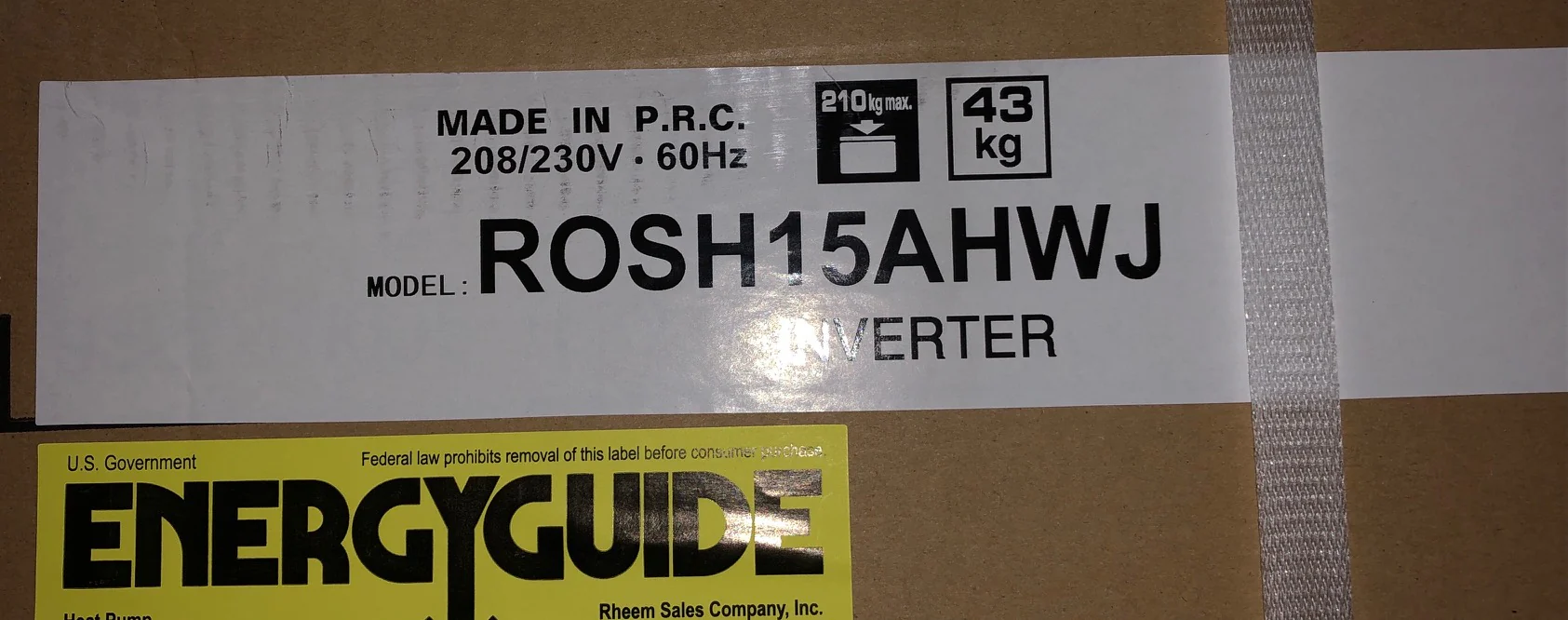 15,000 BTU Prestige Series Single-Zone Inverter Outdoor Mini-Split Heat Pump Unit - Image 6