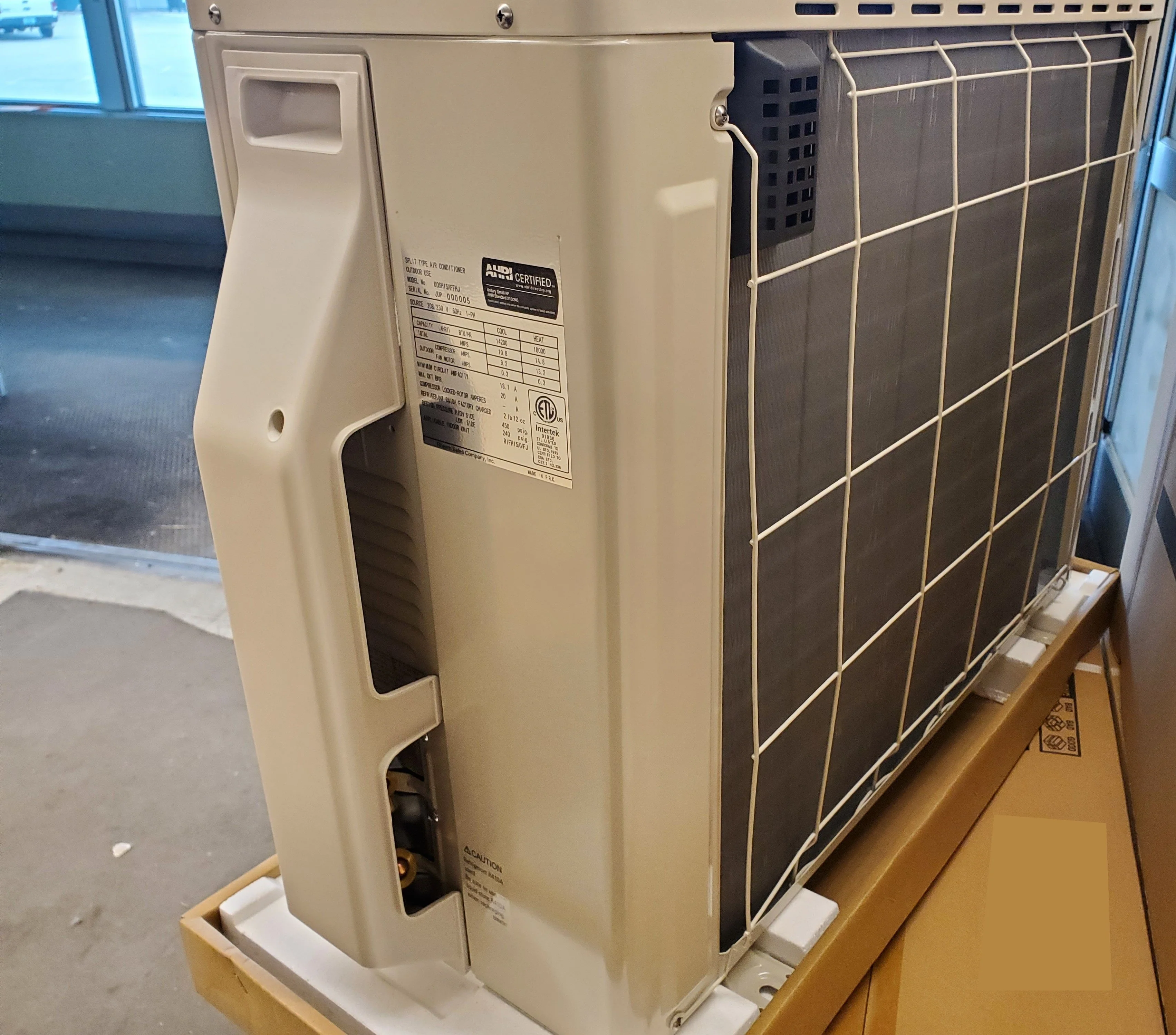 15,000 BTU Single-Zone Inverter Outdoor Mini-Split Heat Pump Unit, 208-230/60/1 R-410A 20.3 SEER - Image 6