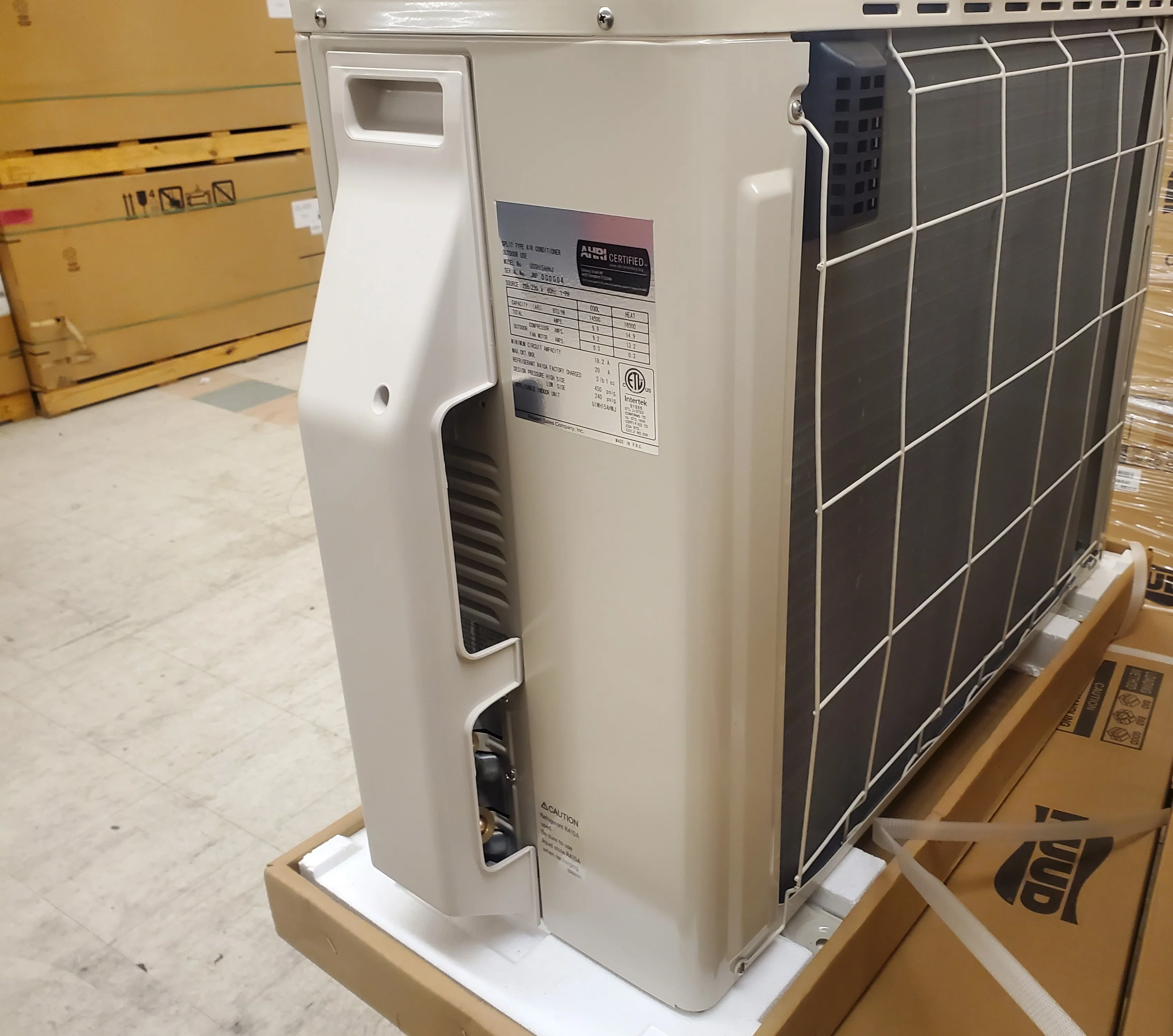 15,000 BTU Single-Zone Inverter Outdoor Mini-Split Heat Pump Unit, 208-230/60/1 R-410A 25.3 SEER - Image 4