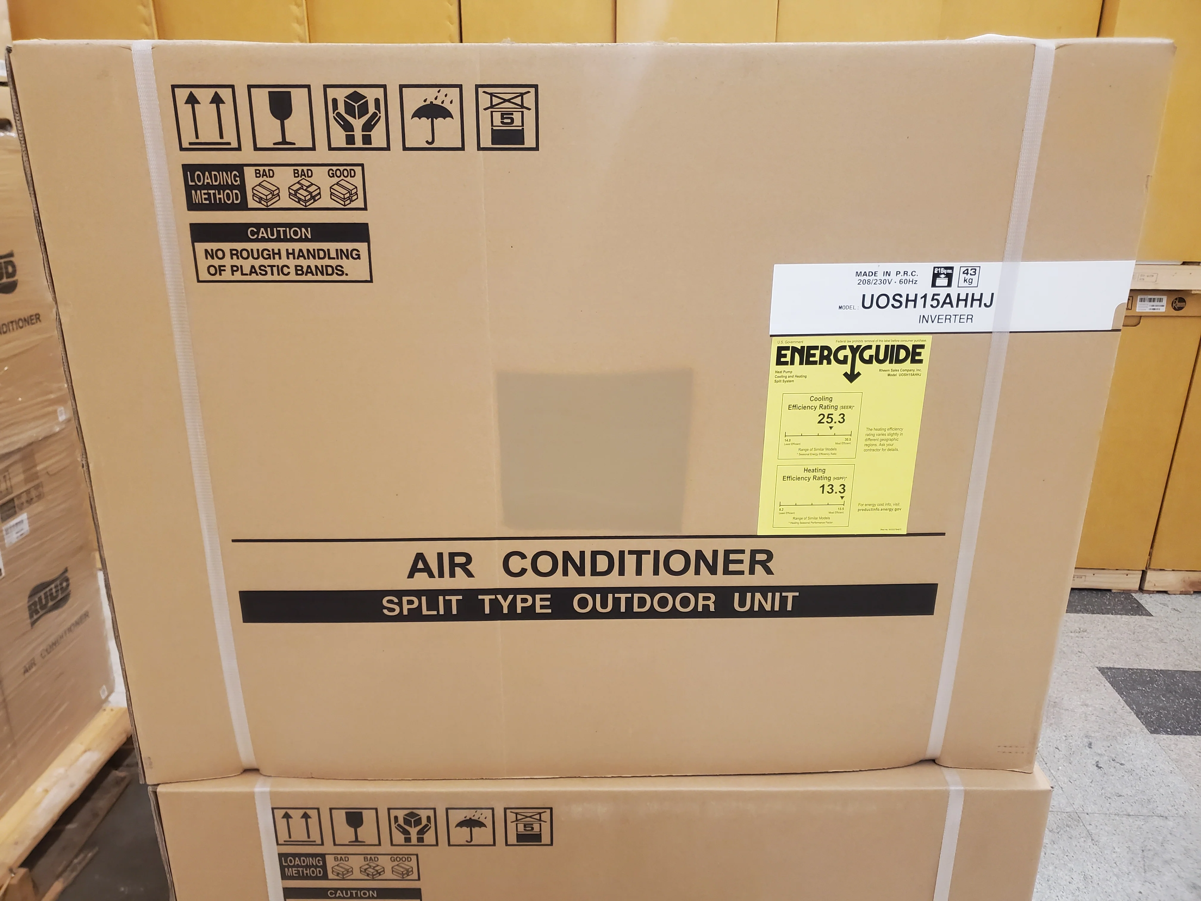 15,000 BTU Single-Zone Inverter Outdoor Mini-Split Heat Pump Unit, 208-230/60/1 R-410A 25.3 SEER - Image 7