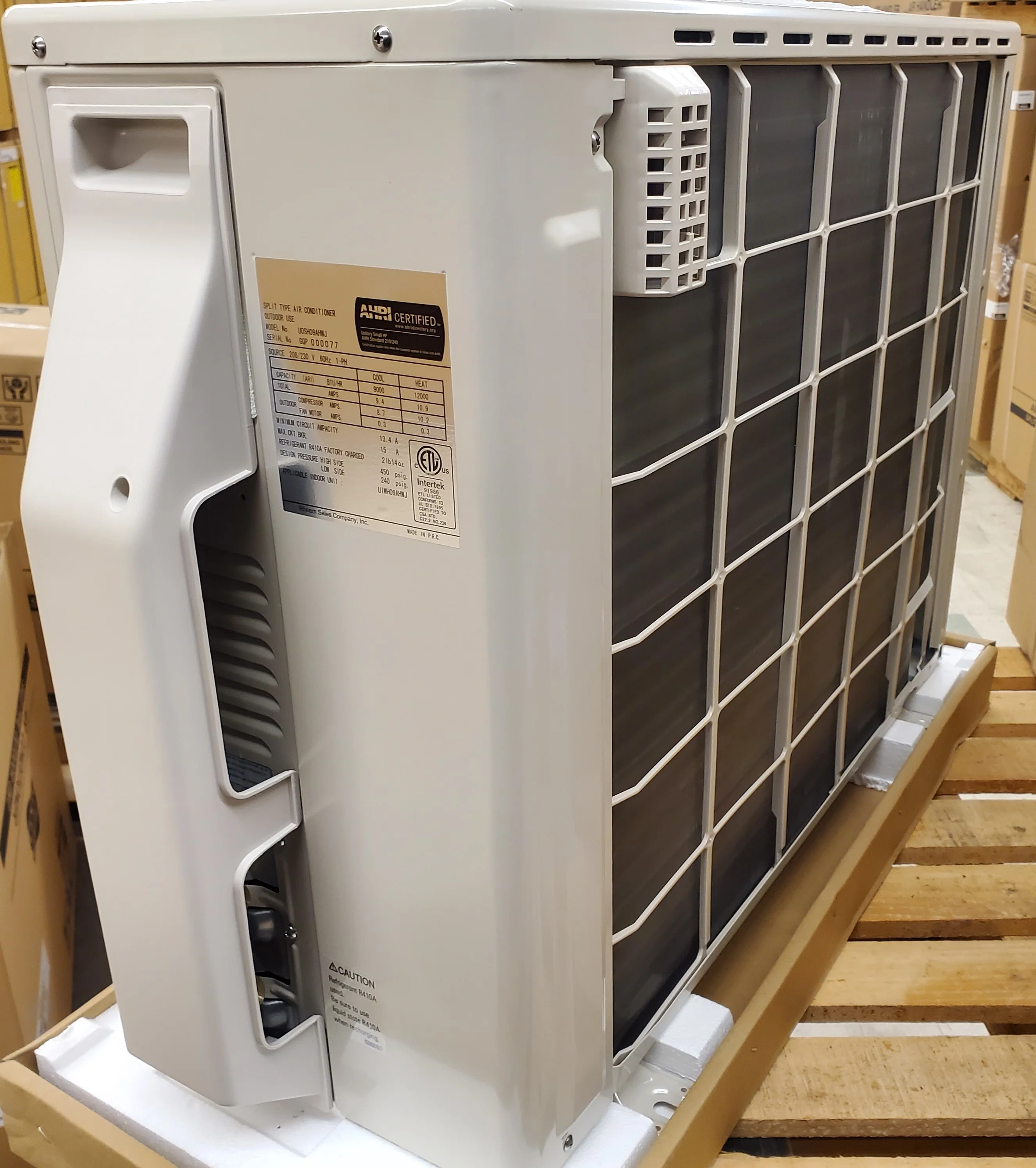 15,000 BTU Ultra Series Single-Zone Inverter Outdoor Mini-Split Heat Pump Unit - Image 4