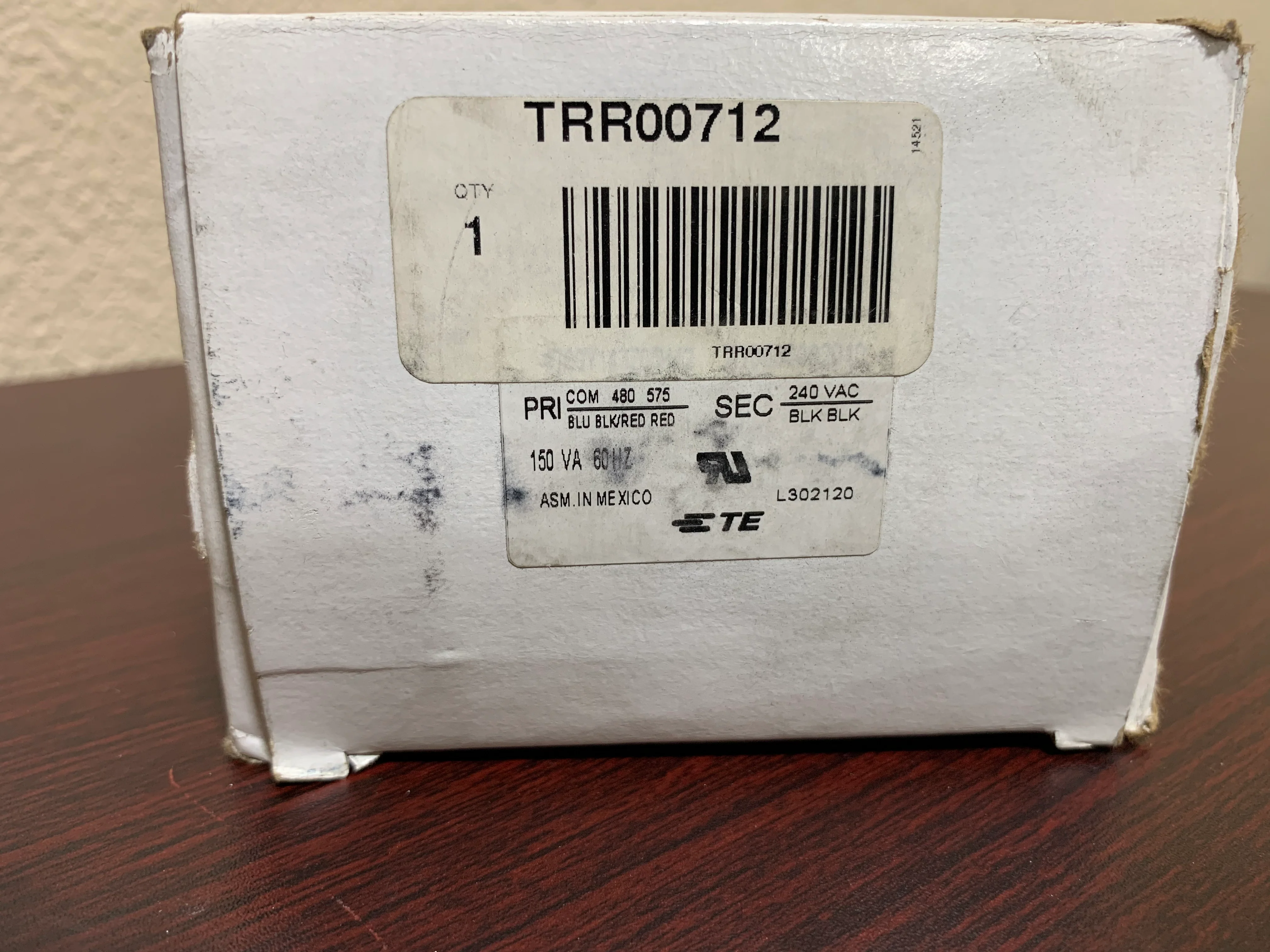 150VA TRANSFORMER 480/575V PRIMARY 240VAC SECONDARY 60HZ - Image 4
