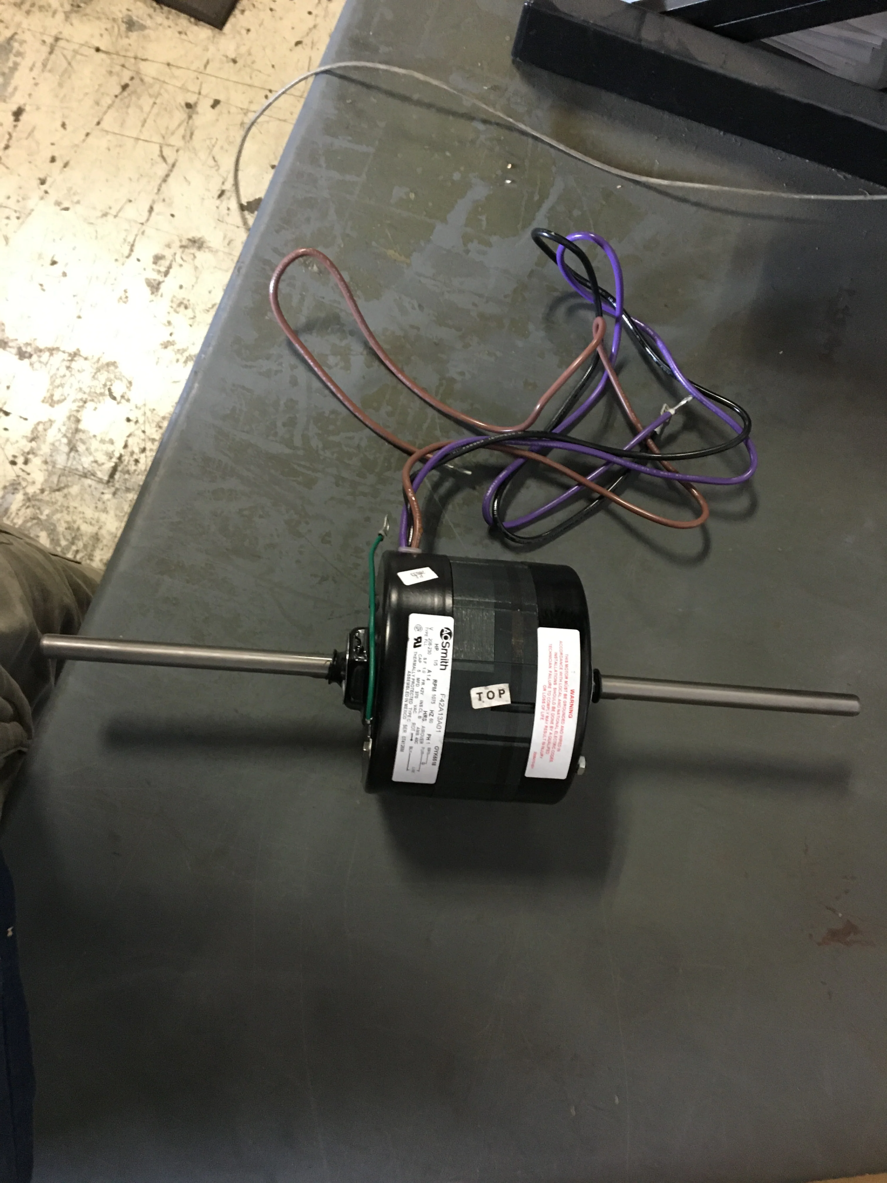1/5 HP Blower Motor Electric Motor - Image 2
