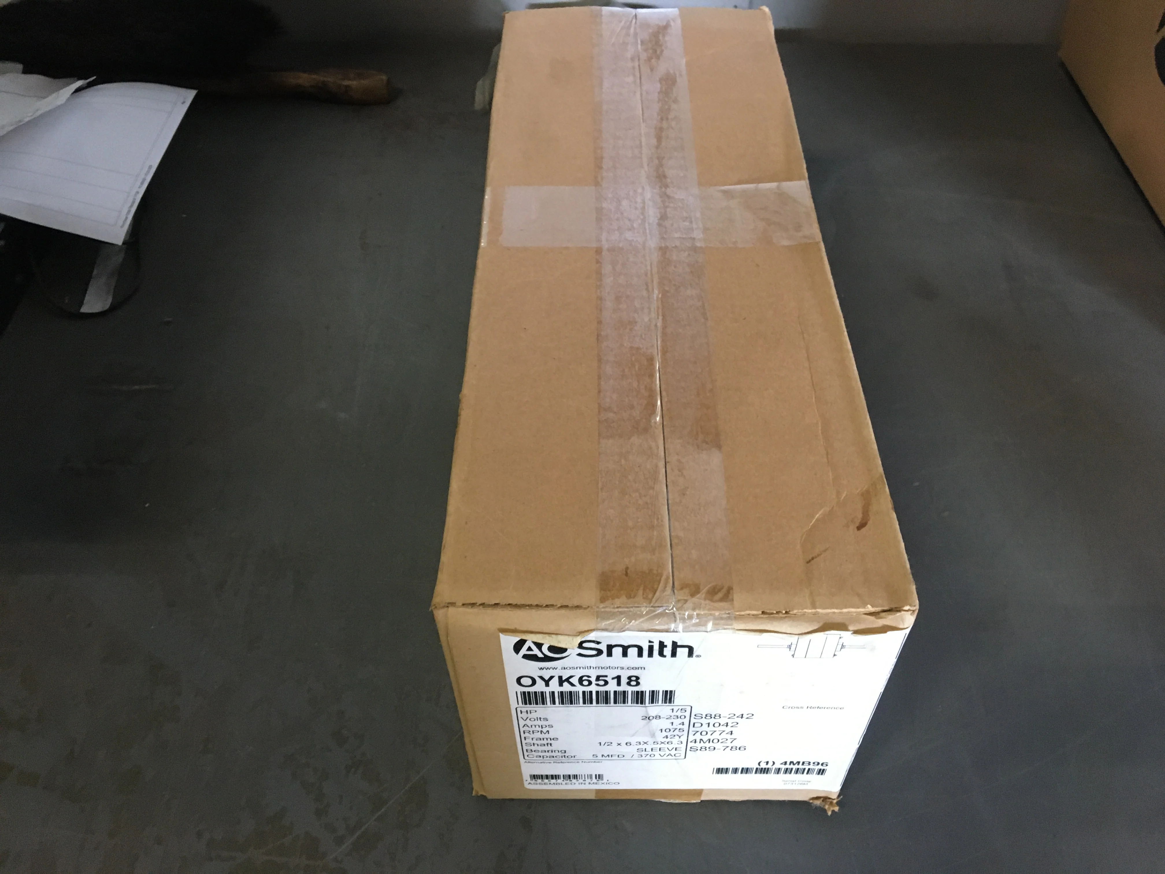 1/5 HP Blower Motor Electric Motor - Image 4